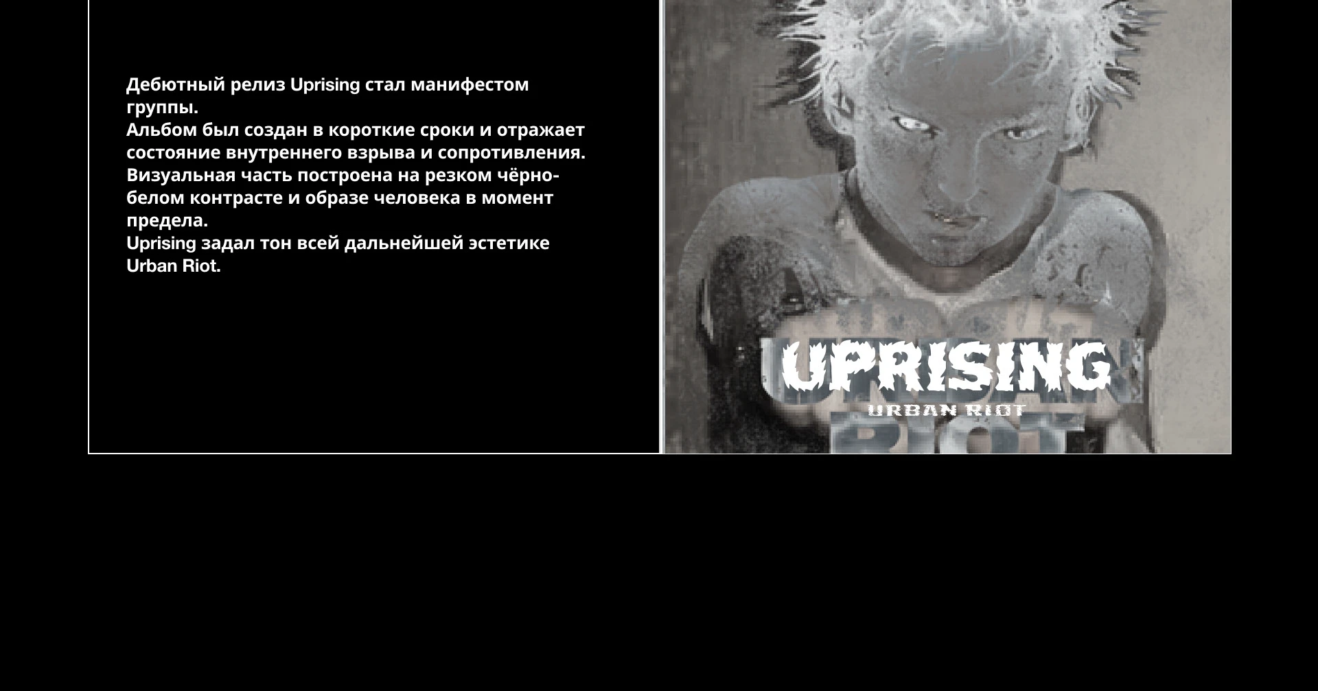 Дизайн сайта для группы URBAN RIOT — Изображение №10 — Брендинг на Dprofile