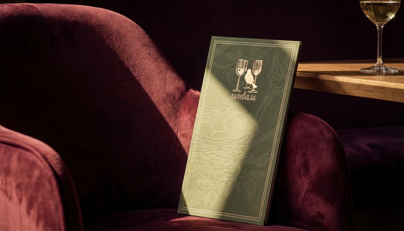 Айдентика для ресторана грузинской кухни «Кочевали» — Изображение №1 — Брендинг на Dprofile