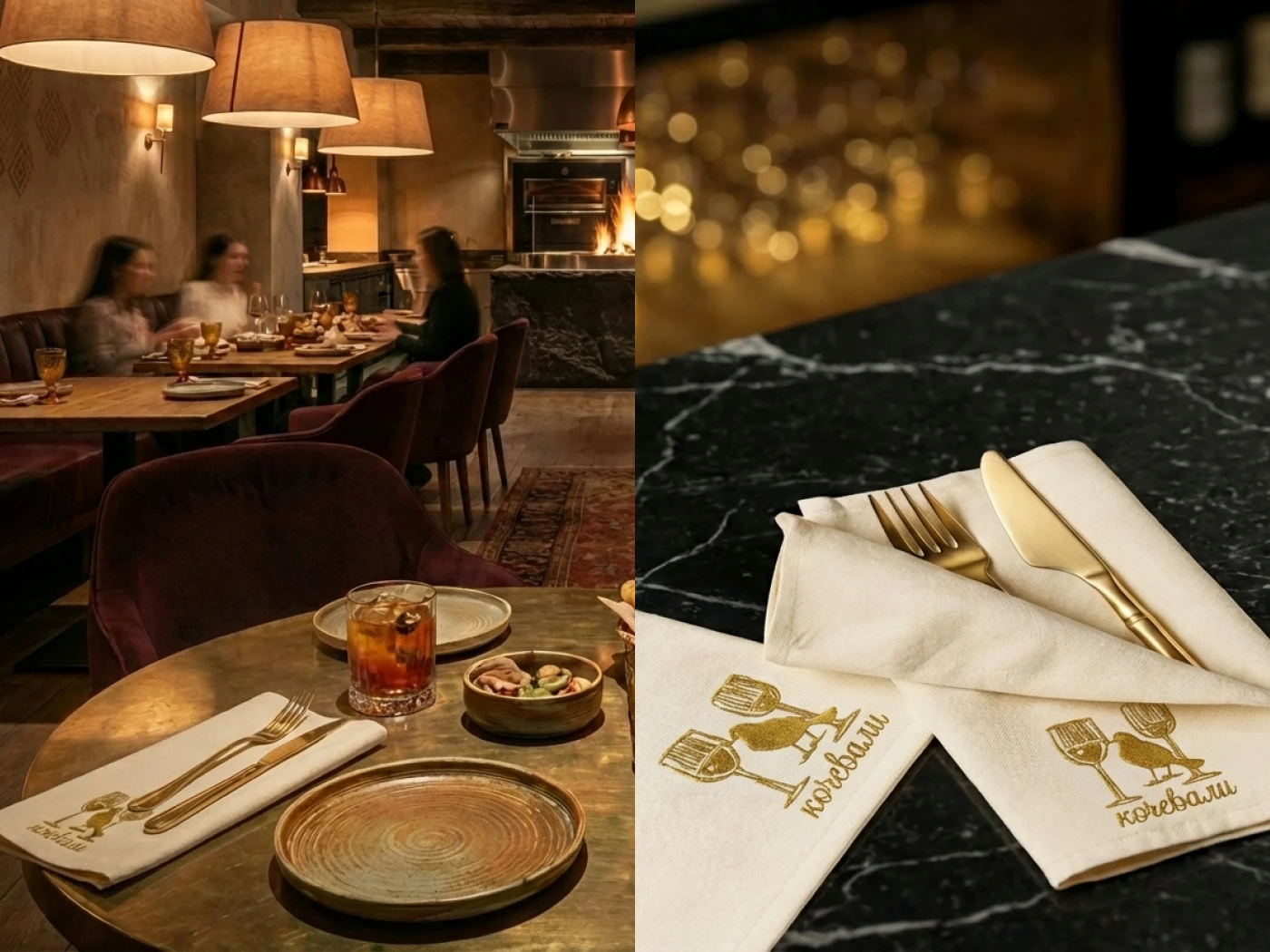 Айдентика для ресторана грузинской кухни «Кочевали» — Изображение №19 — Брендинг на Dprofile