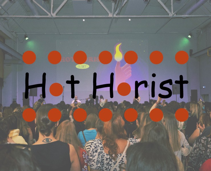 Айдентика для бренда Hot Horist на Dprofile