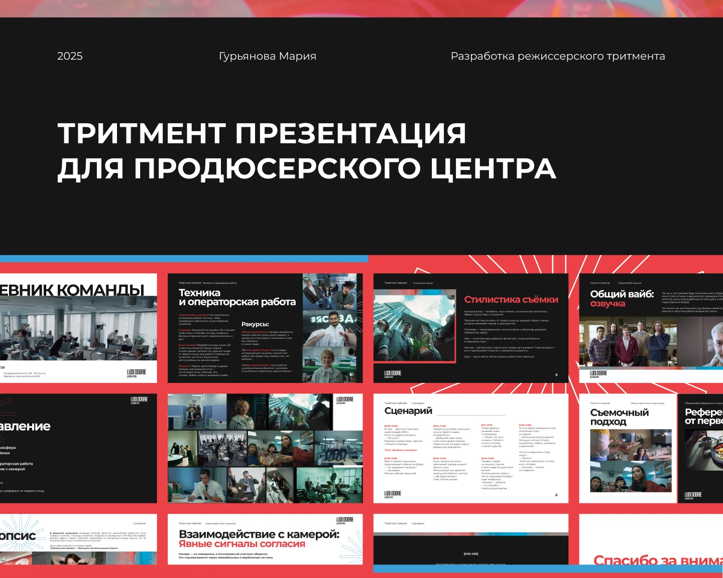 Режиссерский тритмент для продюсерского центра — Изображение №1 — Маркетинг на Dprofile