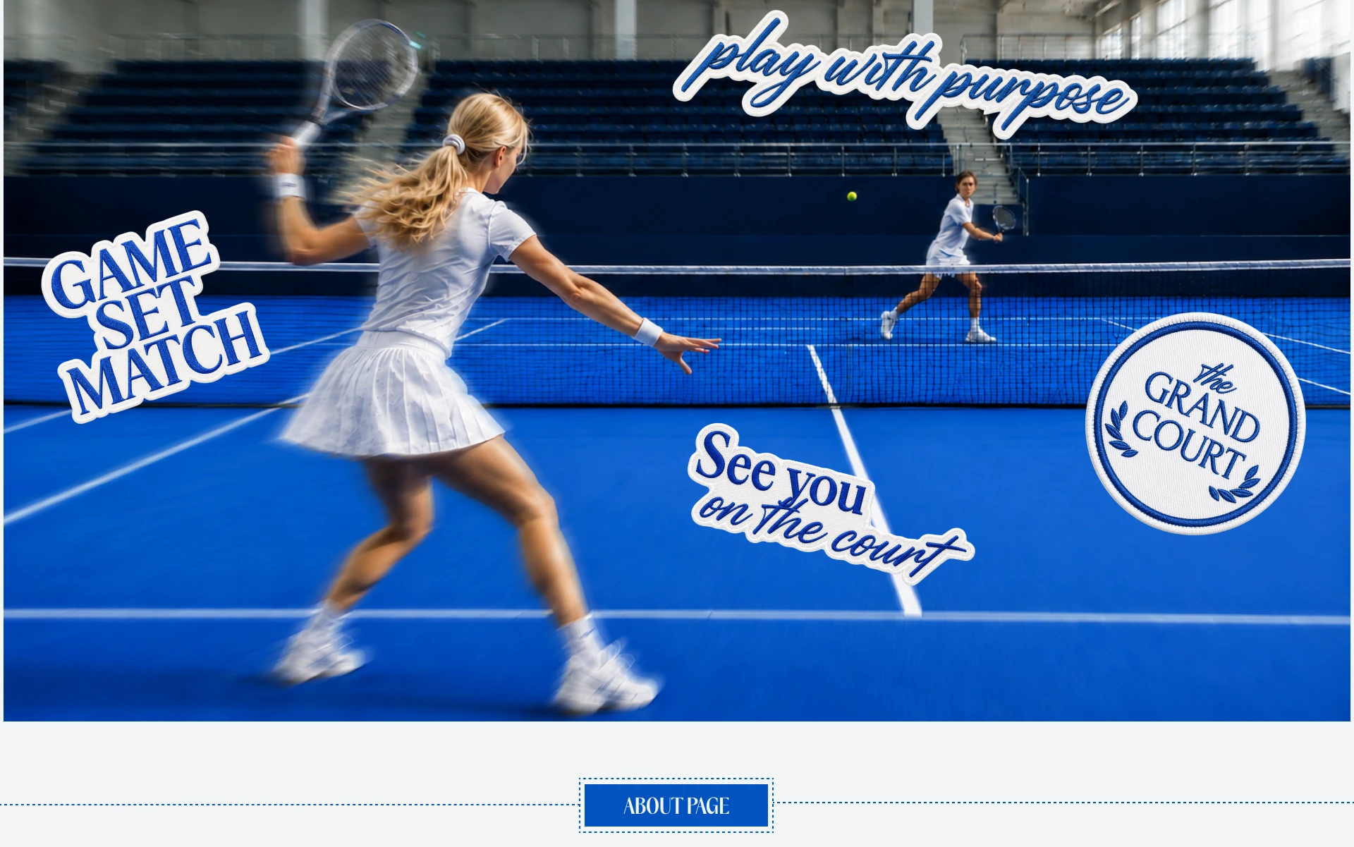 GRAND COURT — Tennis School Website Design | UX/UI — Изображение №11 — Интерфейсы на Dprofile