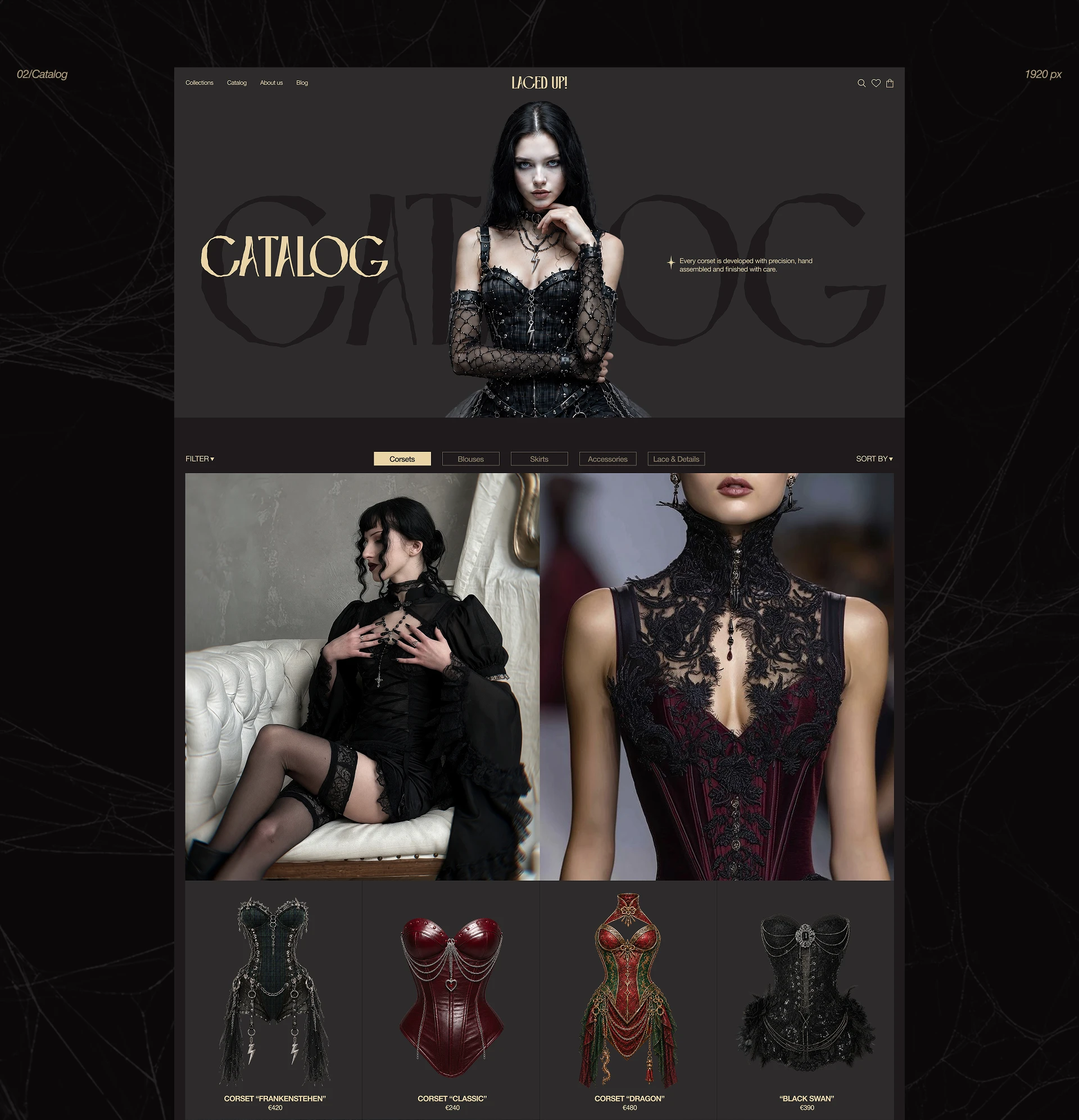 Laced Up! // E-commerce Website — Изображение №9 — Интерфейсы, Брендинг на Dprofile