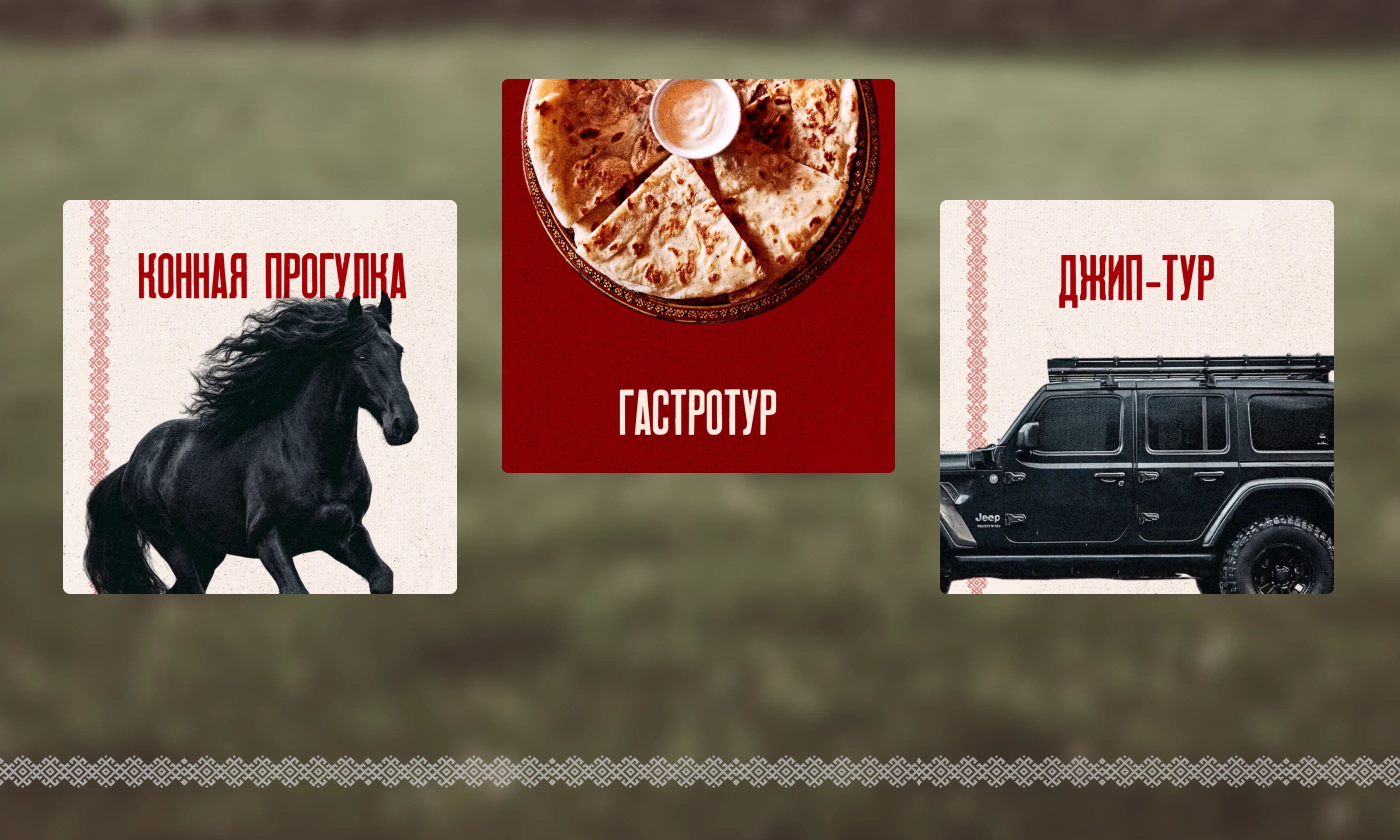 Оформление сообщества Вконтакте. Туры в Дагестан — Изображение №5 — Интерфейсы, Брендинг на Dprofile