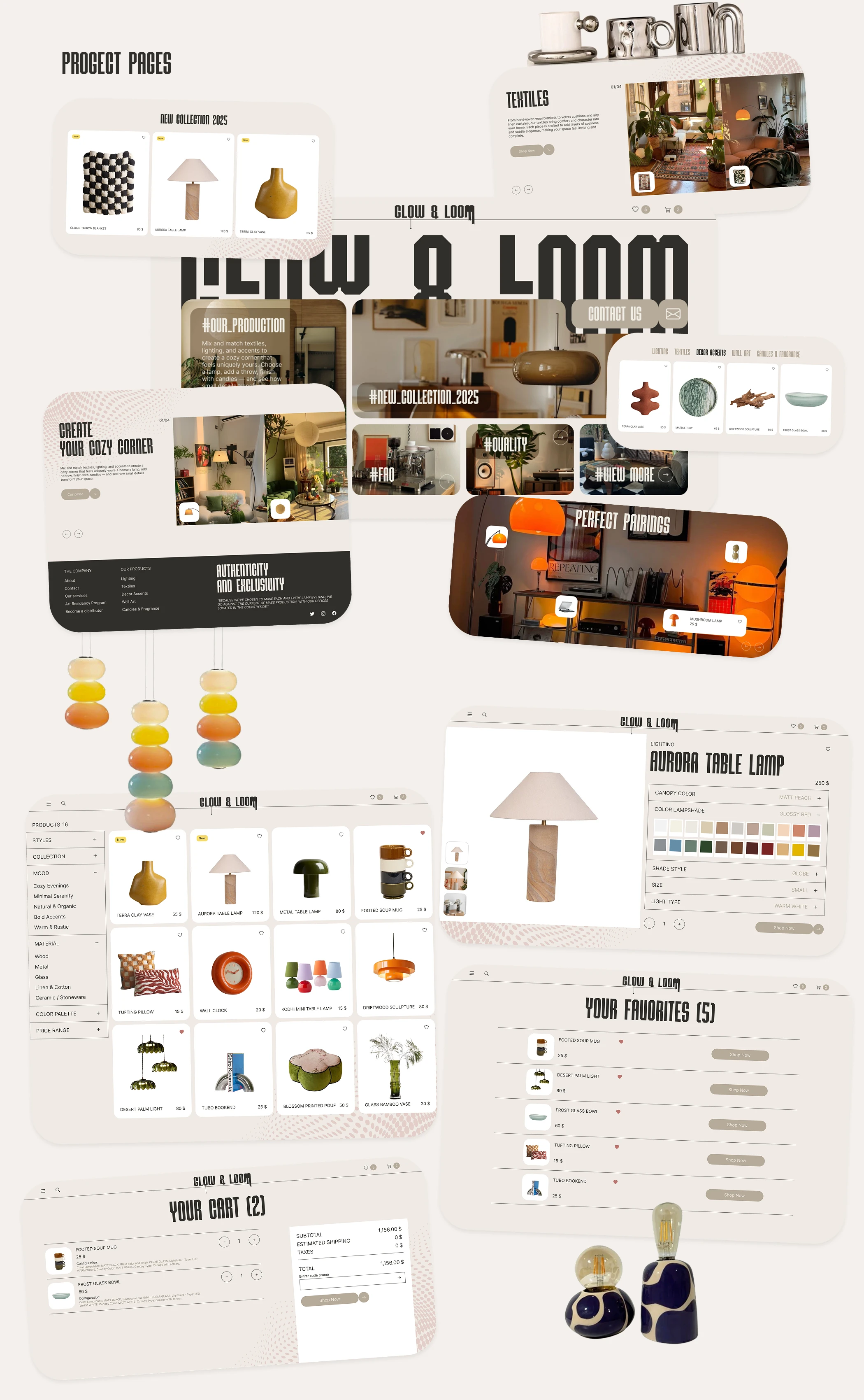 Online Interior Store| UX/UI Design | Web Design — Изображение №10 — Интерфейсы, Брендинг на Dprofile