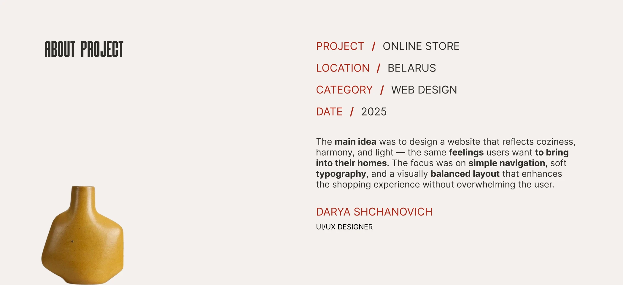 Online Interior Store| UX/UI Design | Web Design — Изображение №1 — Интерфейсы, Брендинг на Dprofile
