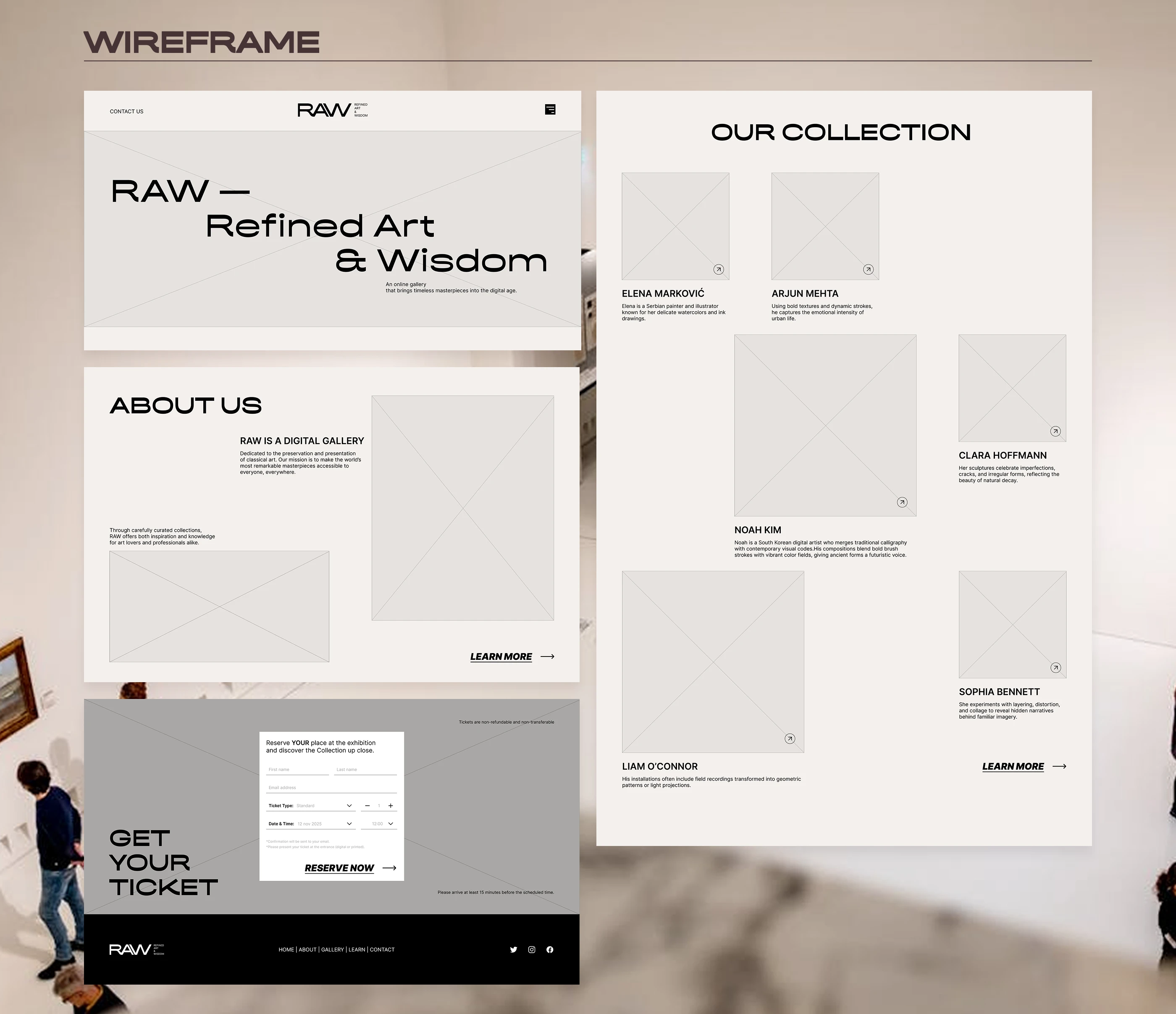 Online Gallery | UX/UI Design | Web Design — Изображение №6 — Интерфейсы, Брендинг на Dprofile