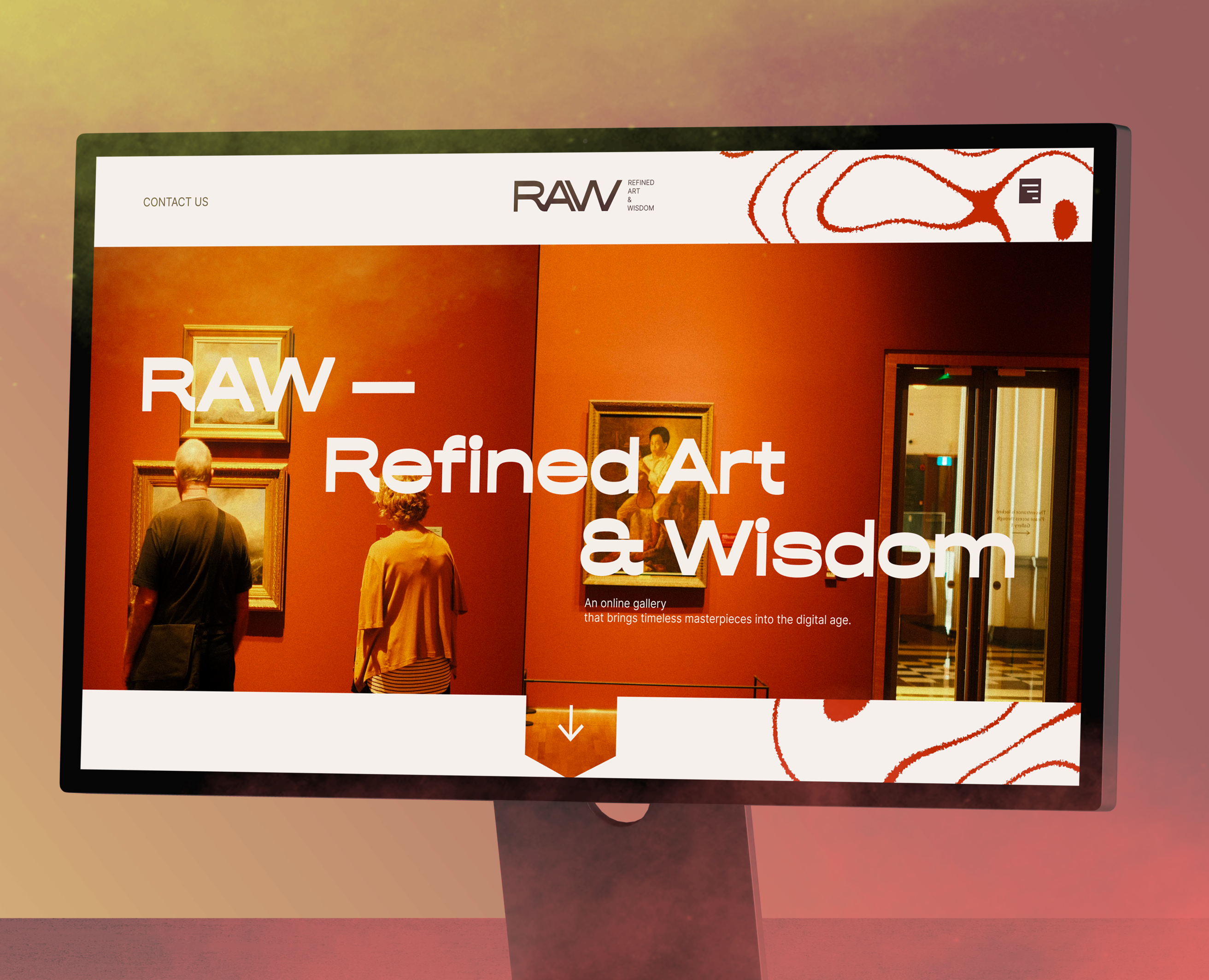 Online Gallery | UX/UI Design | Web Design на Dprofile