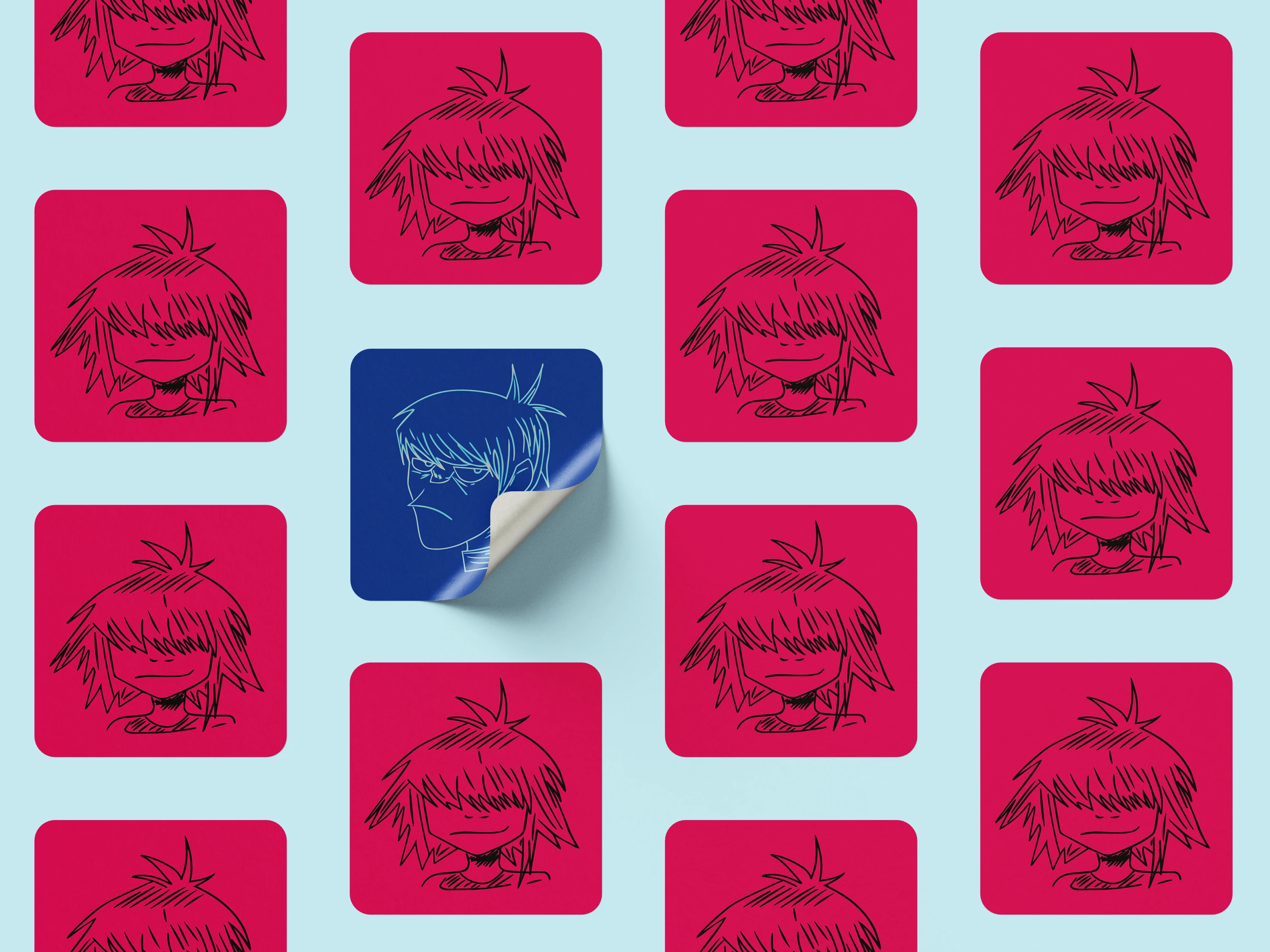 Разработка мини-каталога по группе Gorillaz — Изображение №4 — Брендинг на Dprofile