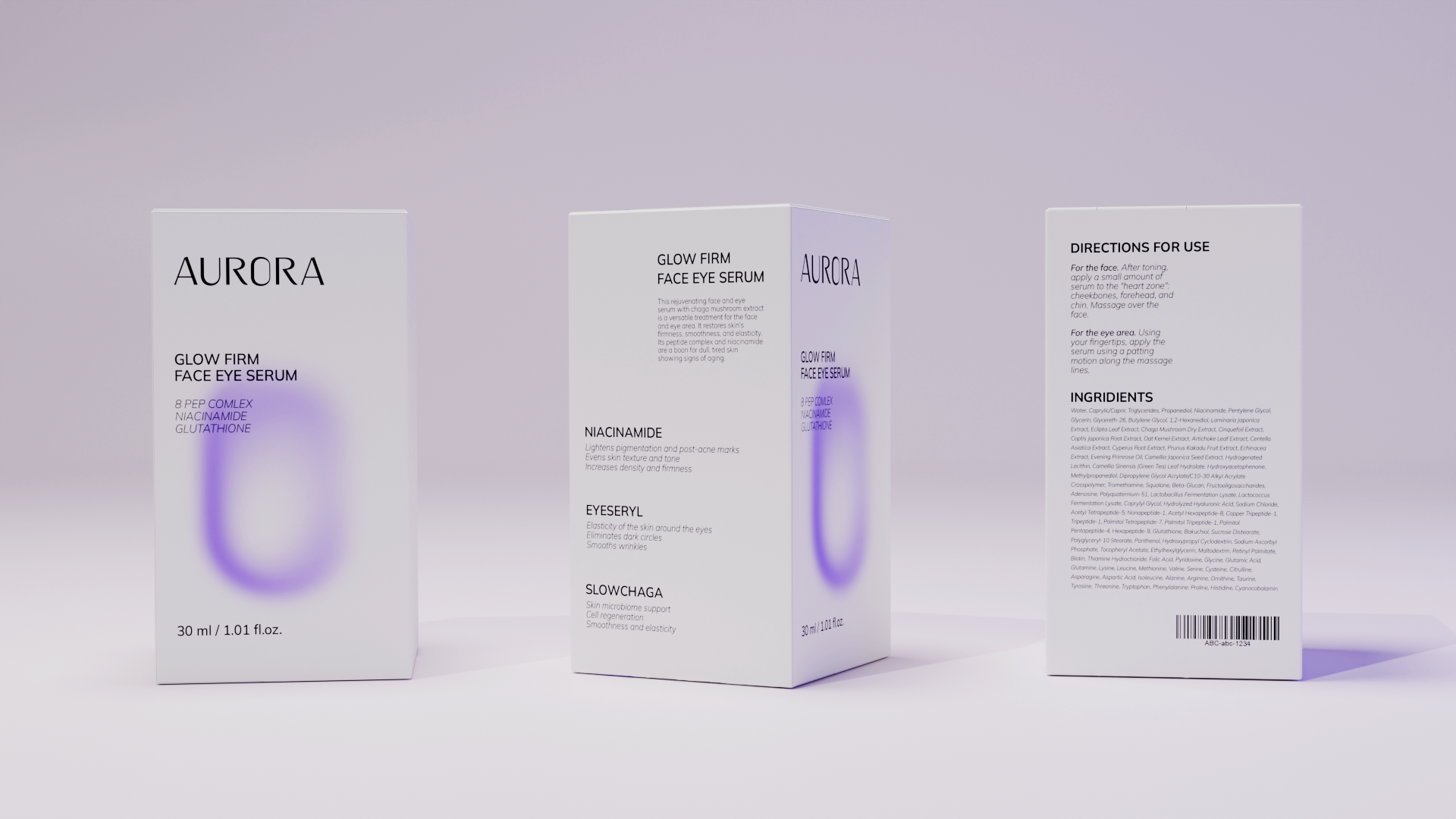 AURORA | Айдентика бренда уходовой косметики — Изображение №9 — Брендинг на Dprofile