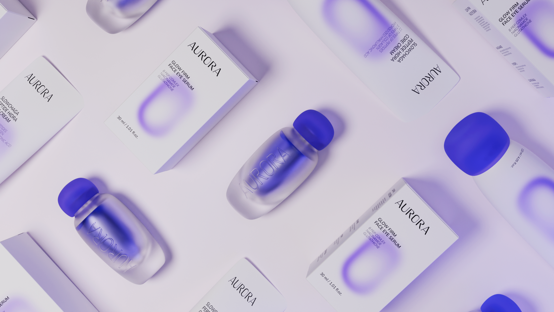 AURORA | Айдентика бренда уходовой косметики — Изображение №11 — Брендинг на Dprofile