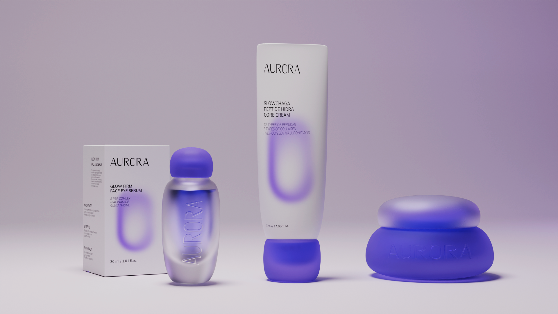 AURORA | Айдентика бренда уходовой косметики — Изображение №1 — Брендинг на Dprofile