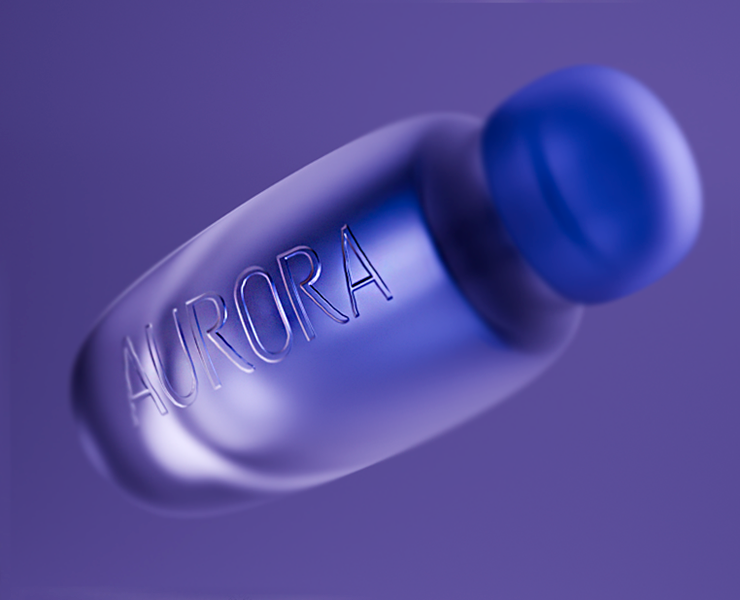 AURORA | Айдентика бренда уходовой косметики на Dprofile