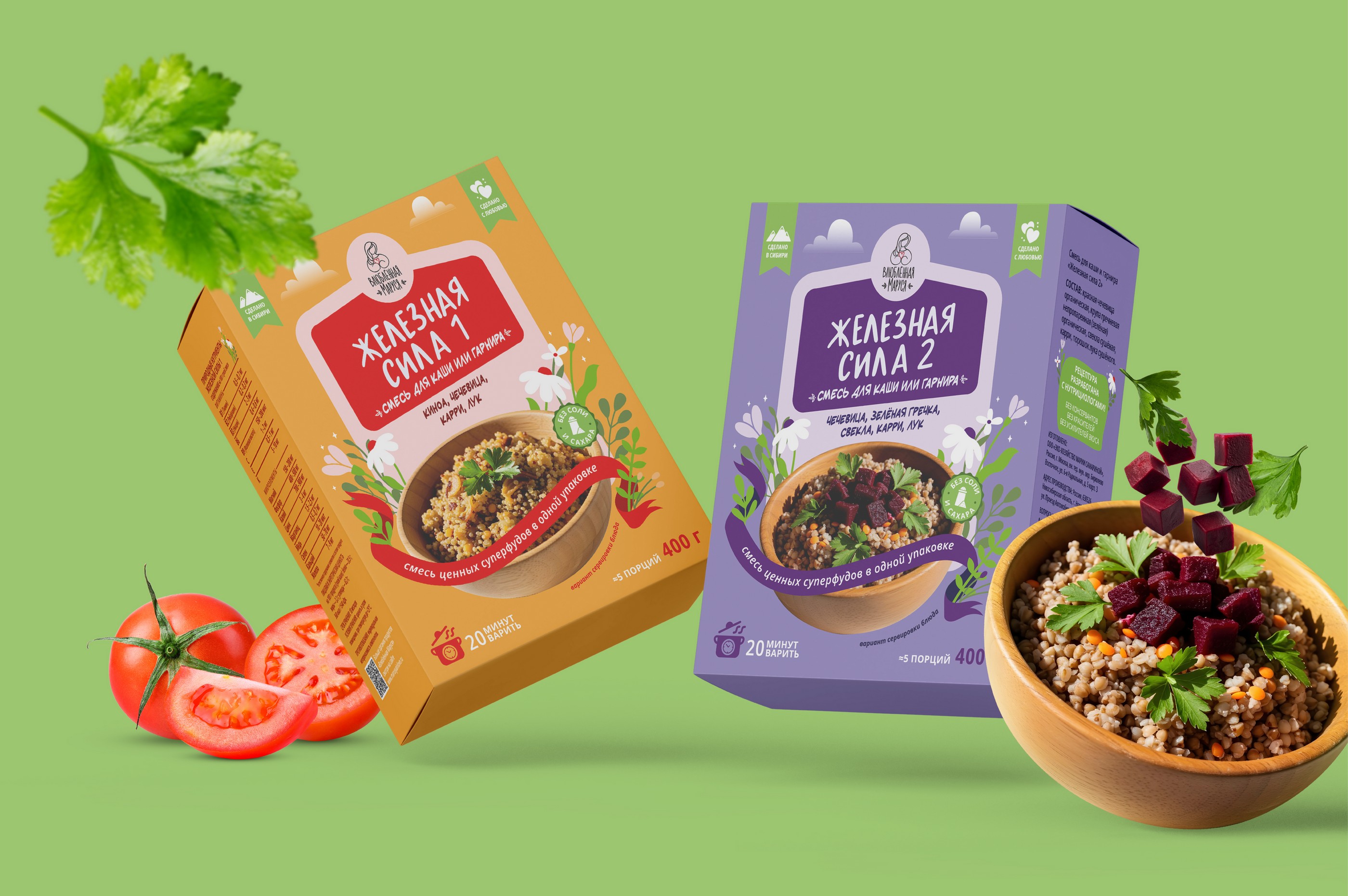 упаковка смеси для каш или гарниров — Изображение №1 — Брендинг на Dprofile