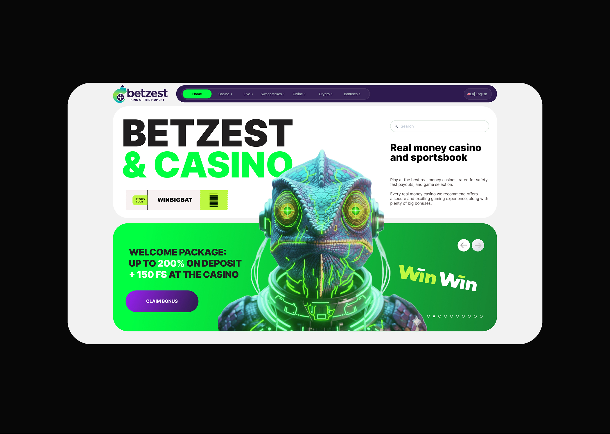 Casino and Bookmakers — Изображение №1 — Интерфейсы на Dprofile