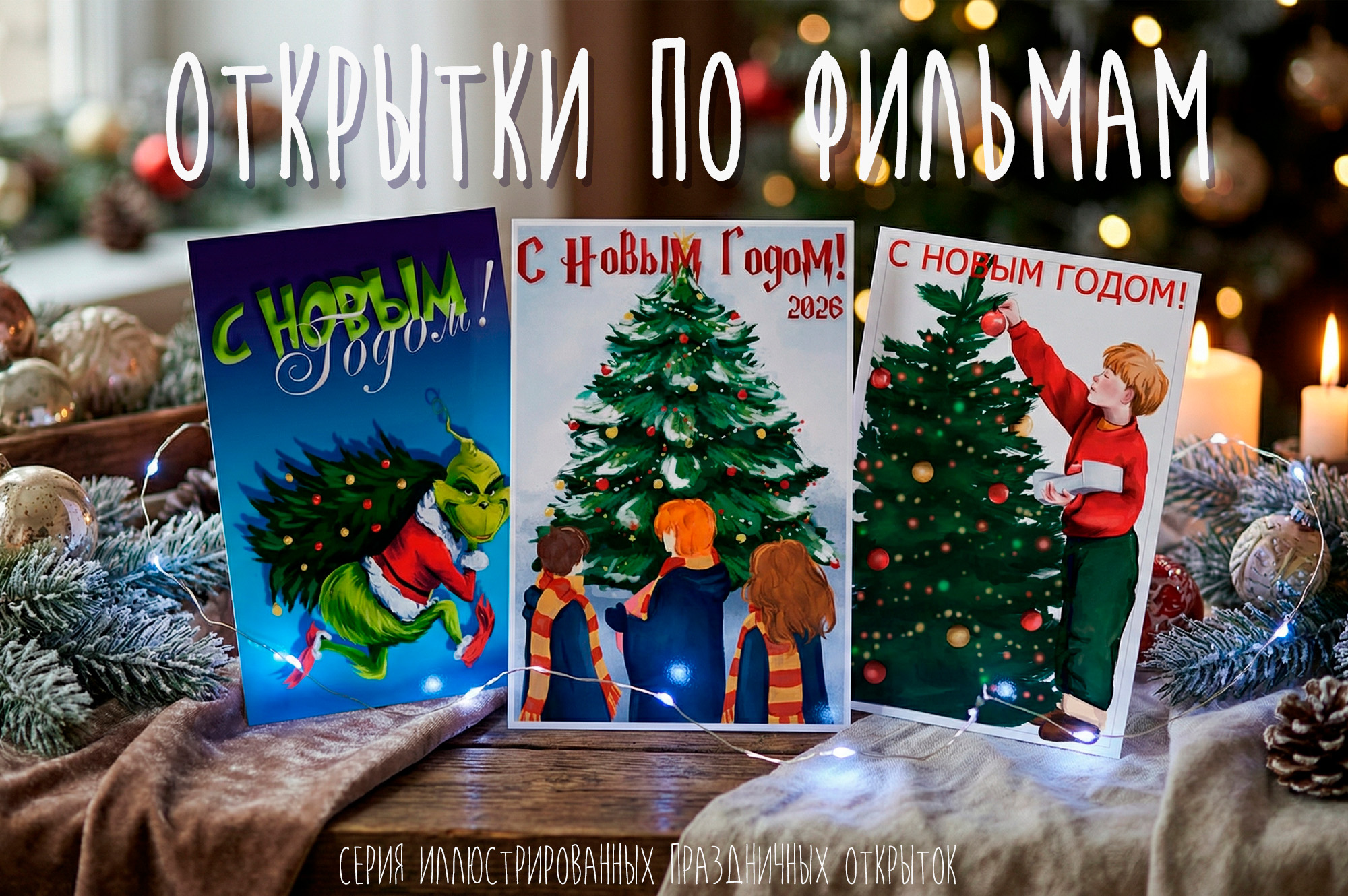 Серия открыток по фильмам — Изображение №1 — Иллюстрация, Графика на Dprofile