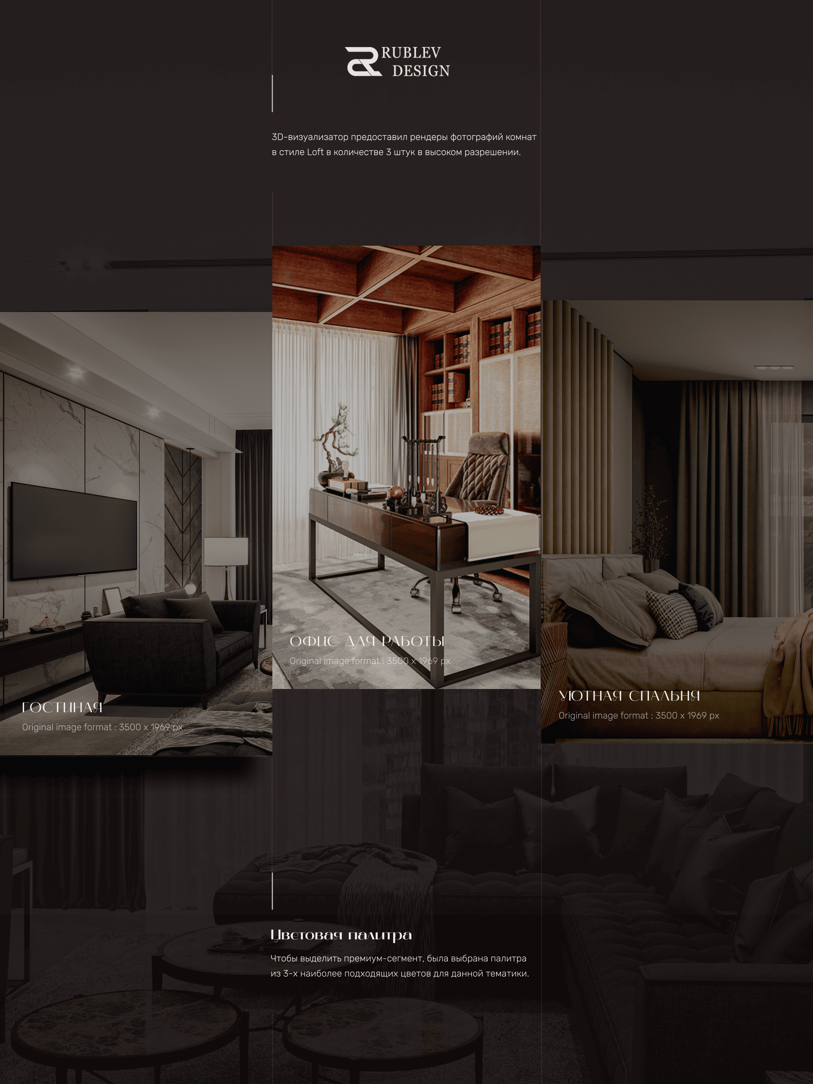 RUBLEV DESIGN | ПРОМО-САЙТ — Изображение №3 — Брендинг, Маркетинг на Dprofile