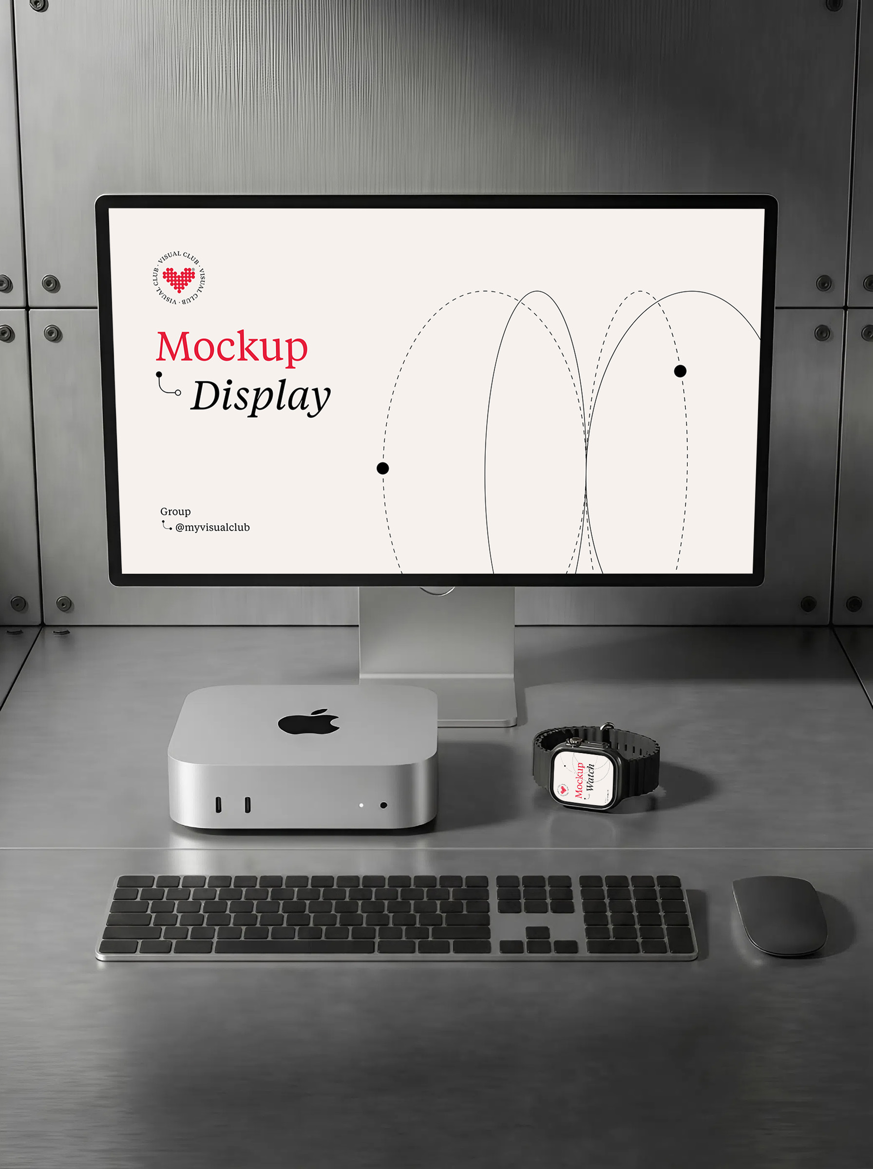 Коллекция бесплатных ИИ-мокапов девайсов Apple | Mockup — Изображение №3 — Графика на Dprofile