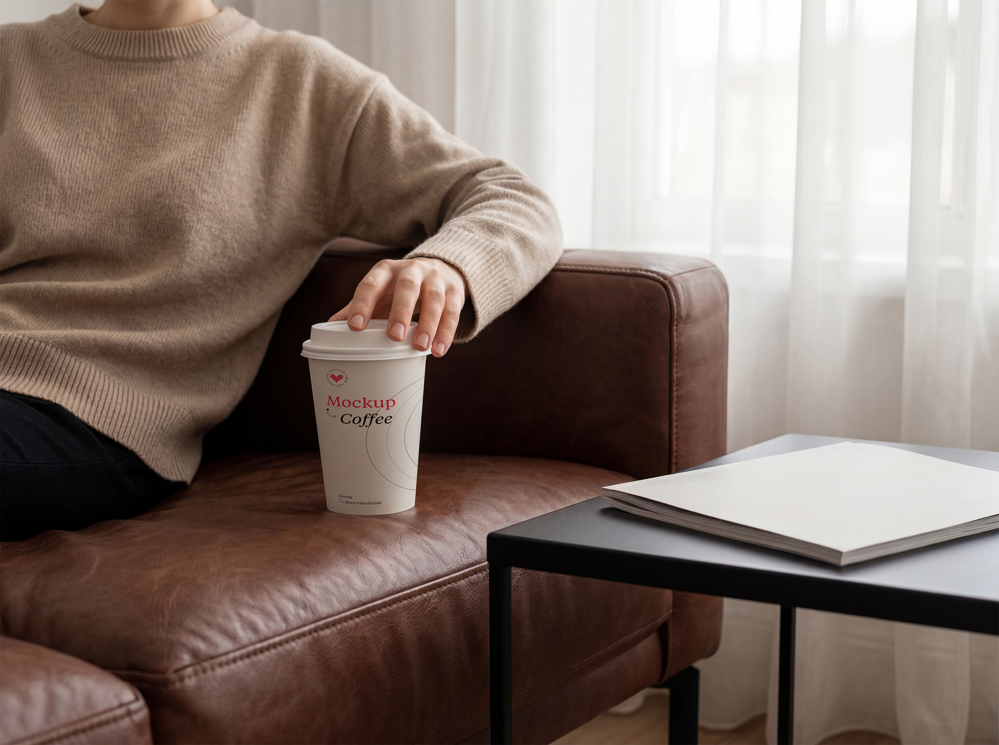 Бесплатные ИИ-мокапы для брендинга на коже | Mockup — Изображение №3 — Брендинг, Графика на Dprofile