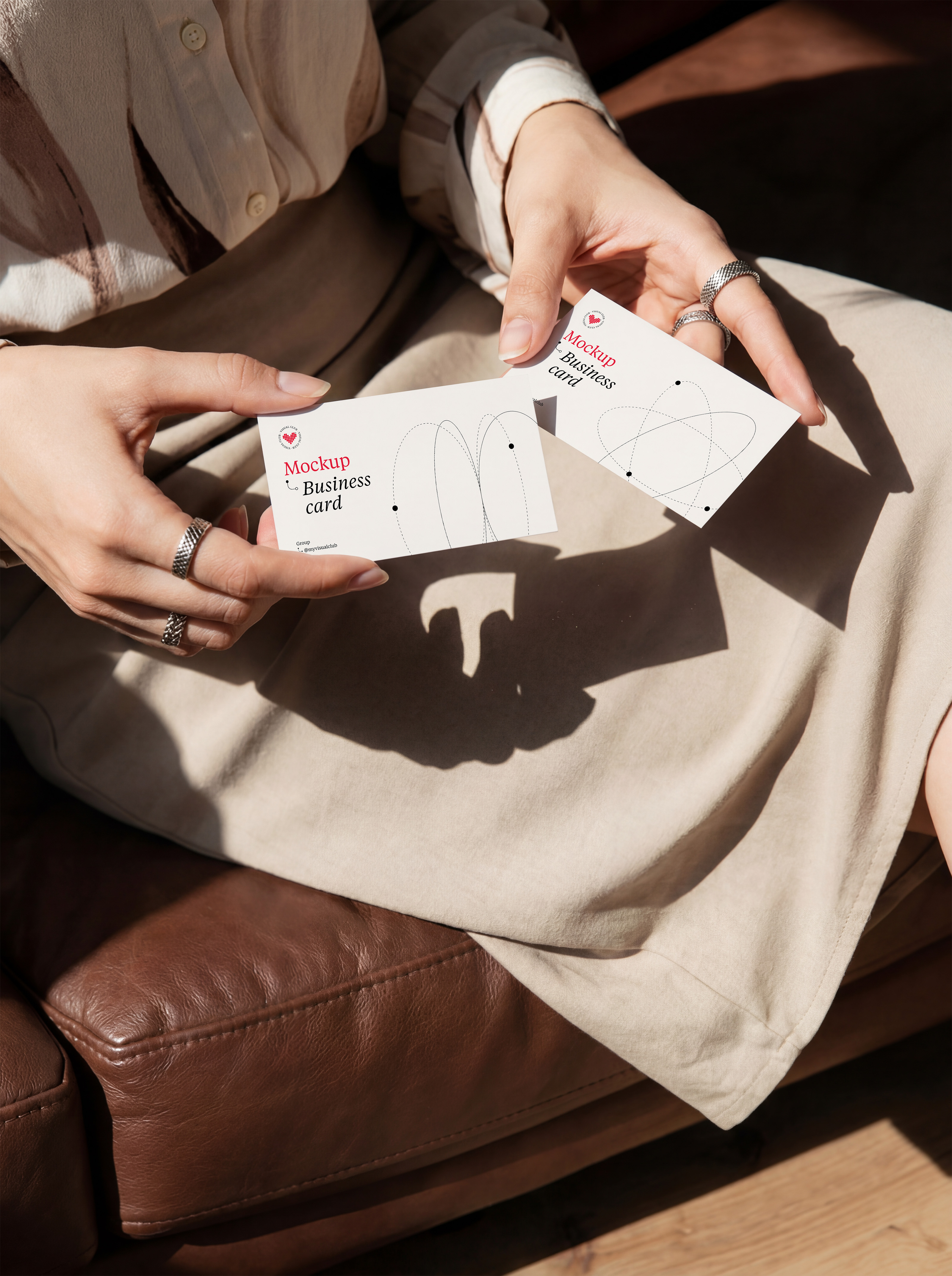 Бесплатные ИИ-мокапы для брендинга на коже | Mockup — Изображение №8 — Брендинг, Графика на Dprofile