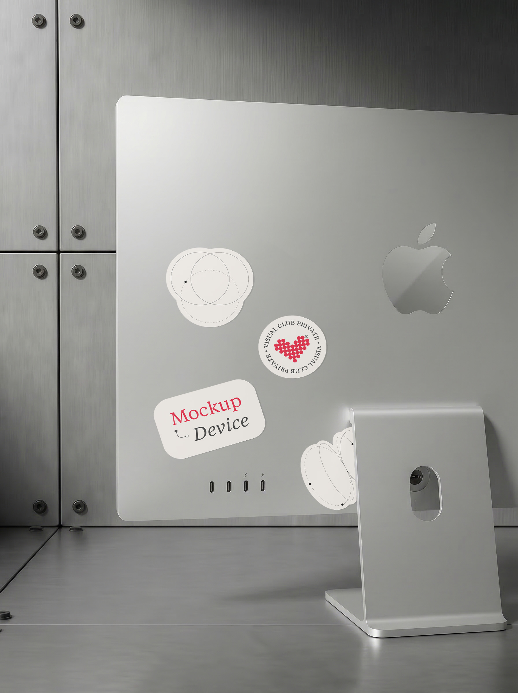 Коллекция бесплатных ИИ-мокапов девайсов Apple | Mockup — Изображение №4 — Графика на Dprofile