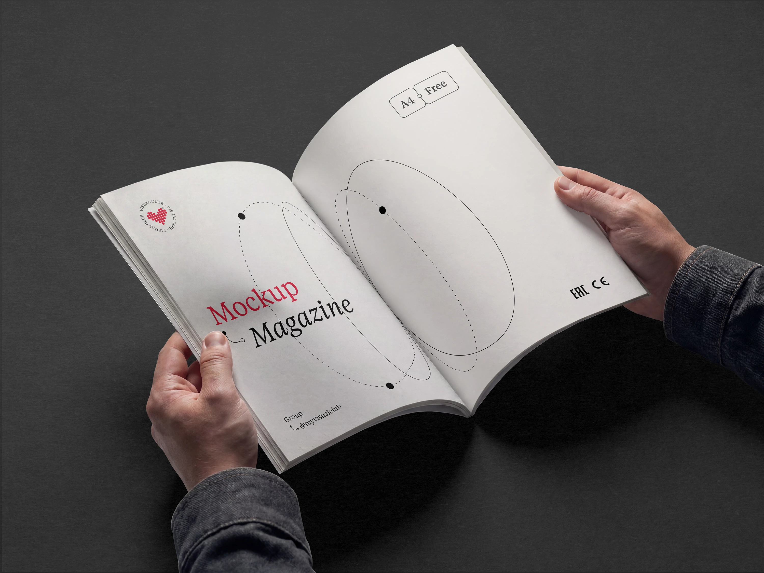 Премиальная коллекция бесплатных 6 PSD мокапов журнала форм… — Изображение №5 — Графика, Нейро на Dprofile