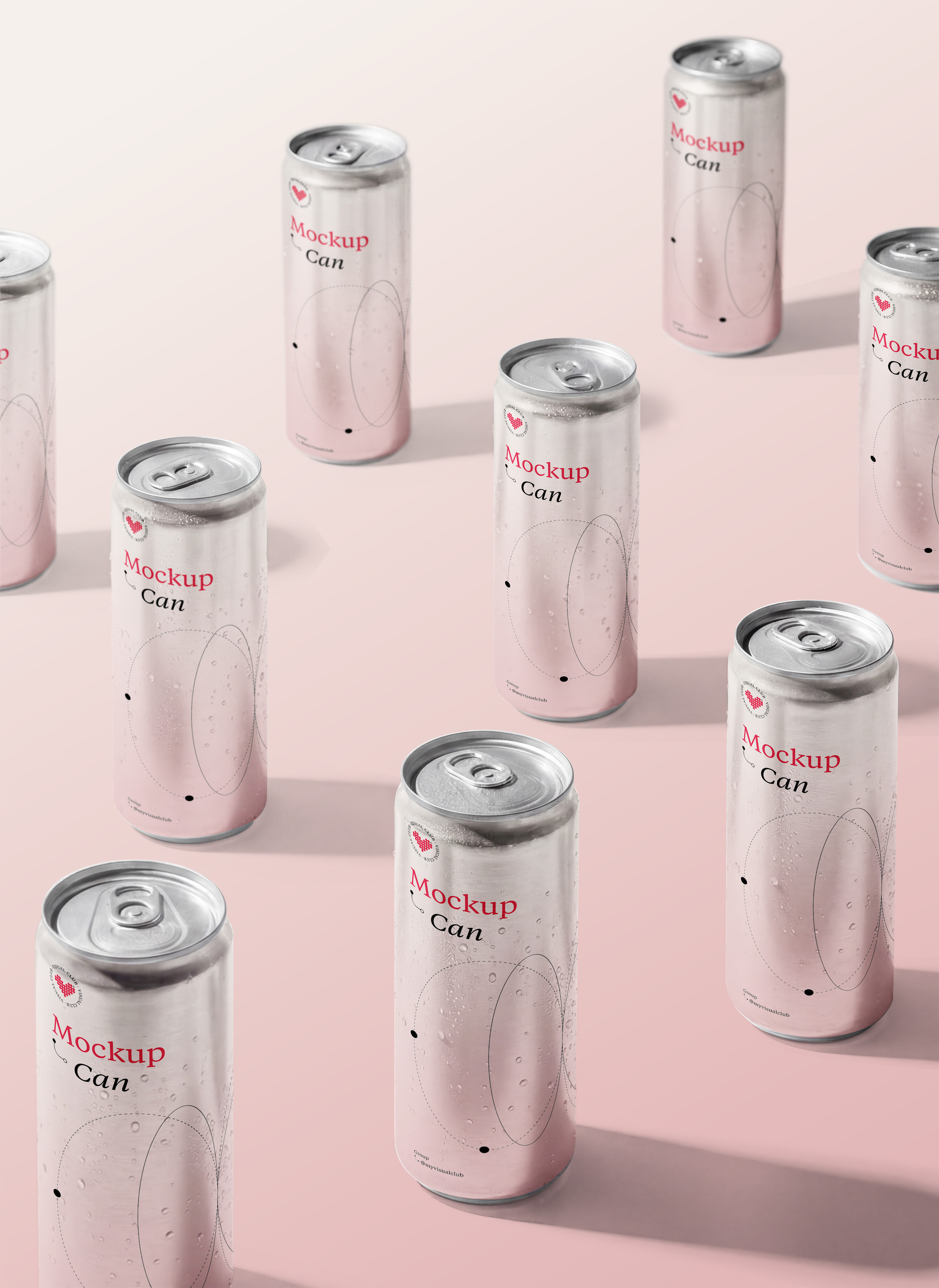 Бесплатные ИИ-мокапы металлической банки | Mockup — Изображение №5 — Брендинг, Графика на Dprofile