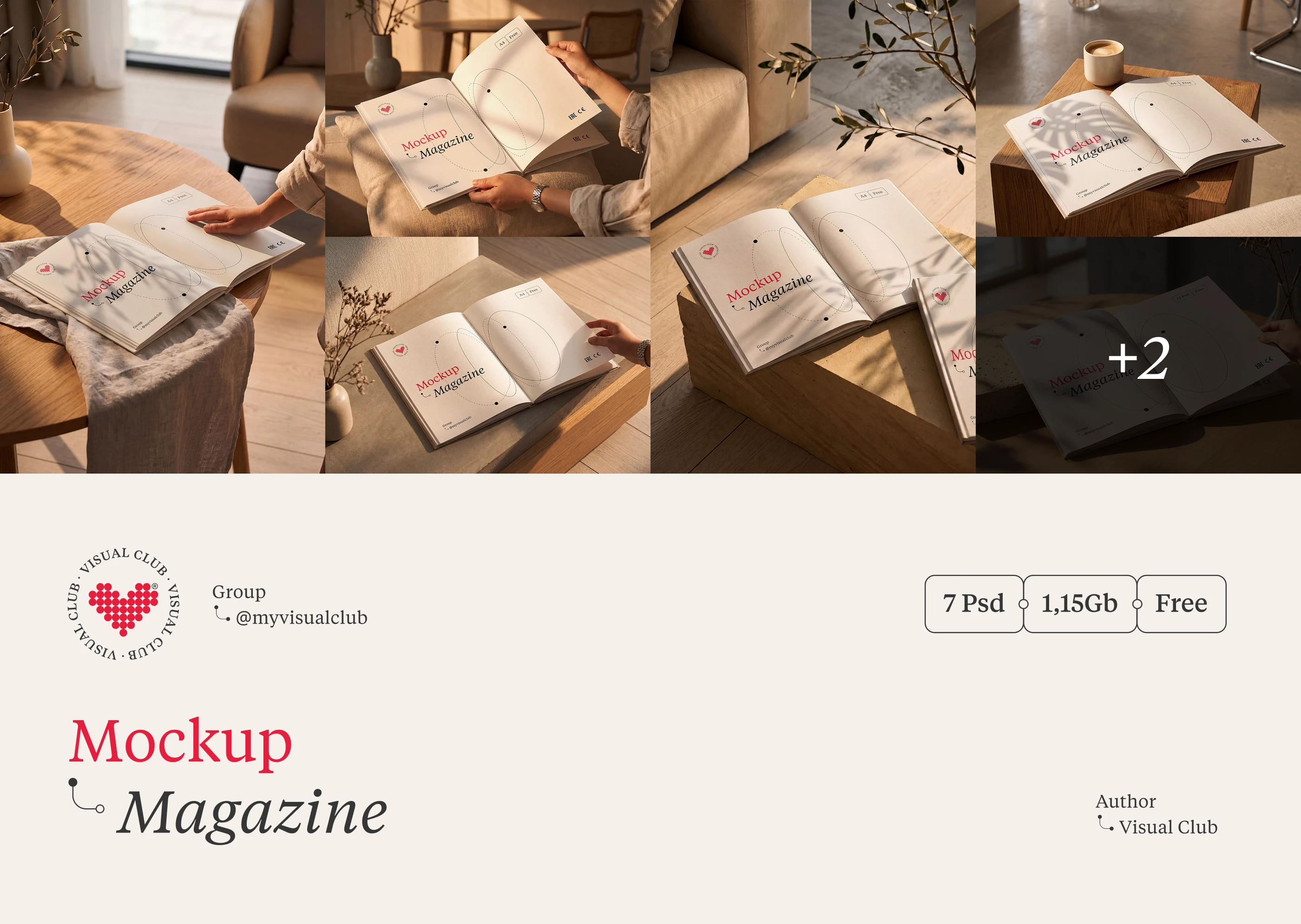 Коллекция бесплатных 7 PSD мокапов журнала формата А5 | Mockup — Изображение №1 — Графика, Нейро на Dprofile