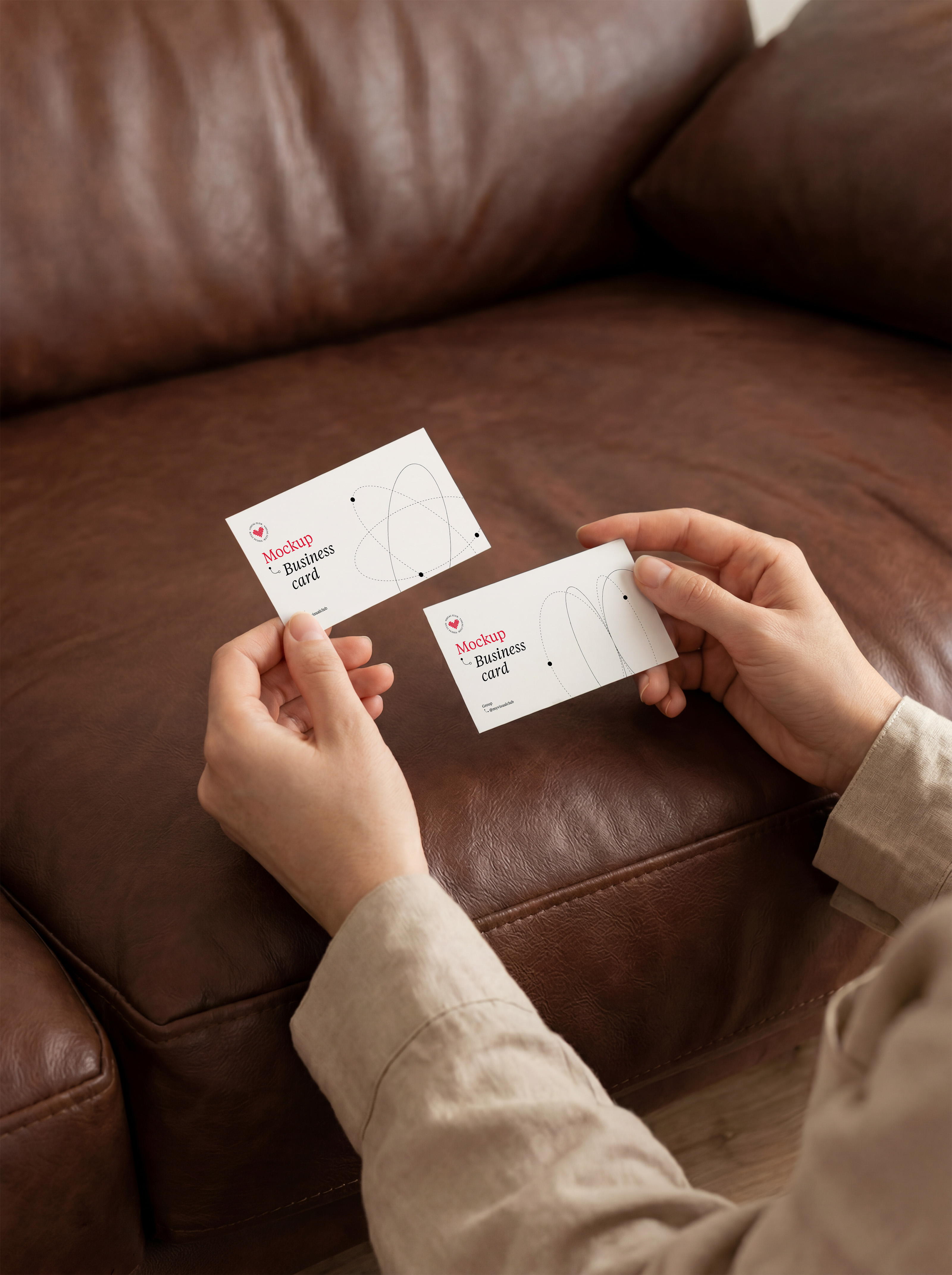 Бесплатные ИИ-мокапы для брендинга на коже | Mockup — Изображение №7 — Брендинг, Графика на Dprofile