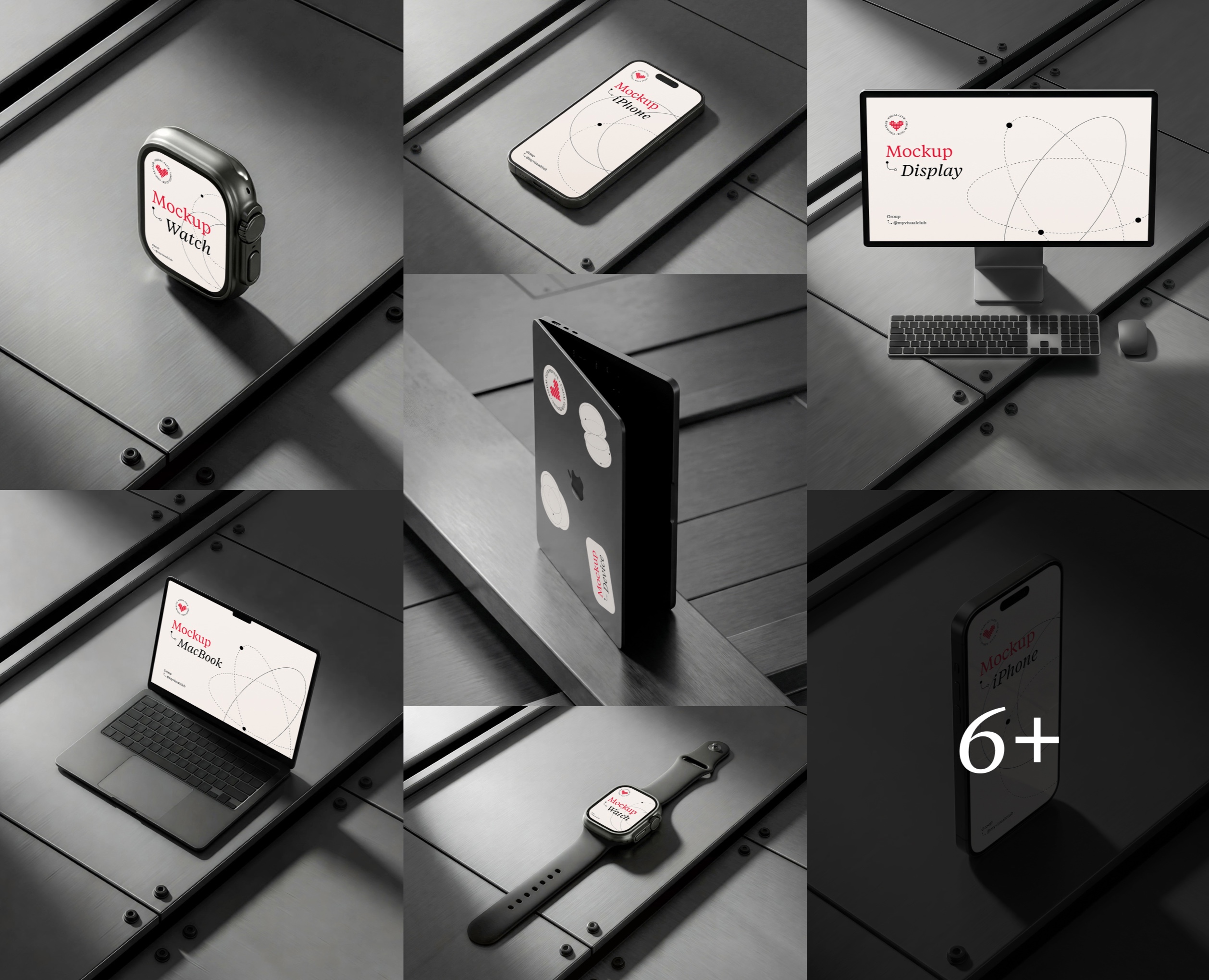 Коллекция бесплатных ИИ-мокапов девайсов Apple | Mockup — Графика на Dprofile