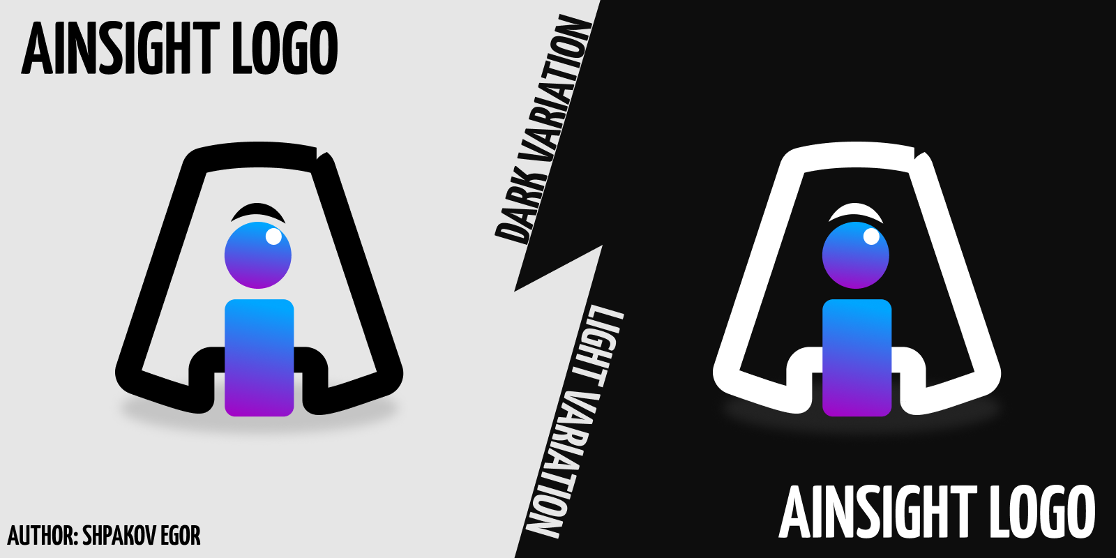 Логотип ИИ компании «AInsight» — Изображение №1 — Брендинг на Dprofile