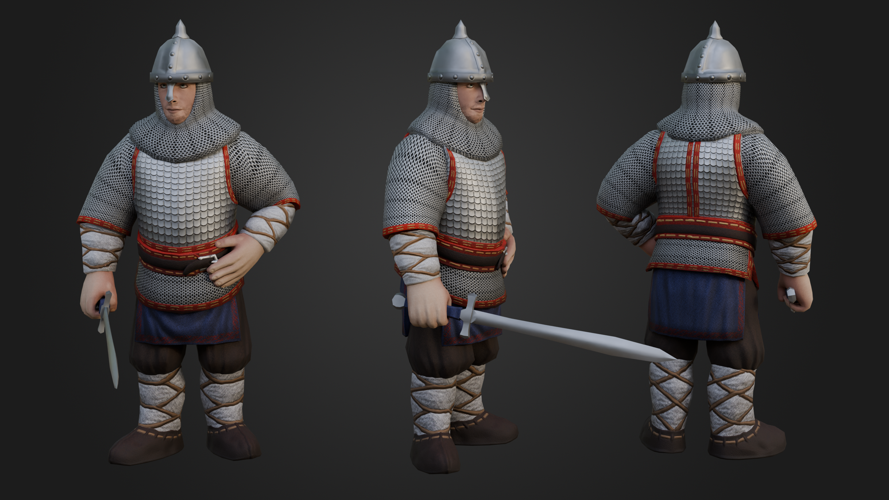 Юниты RTS по "Русам против ящеров" — Изображение №2 — Иллюстрация, 3D на Dprofile