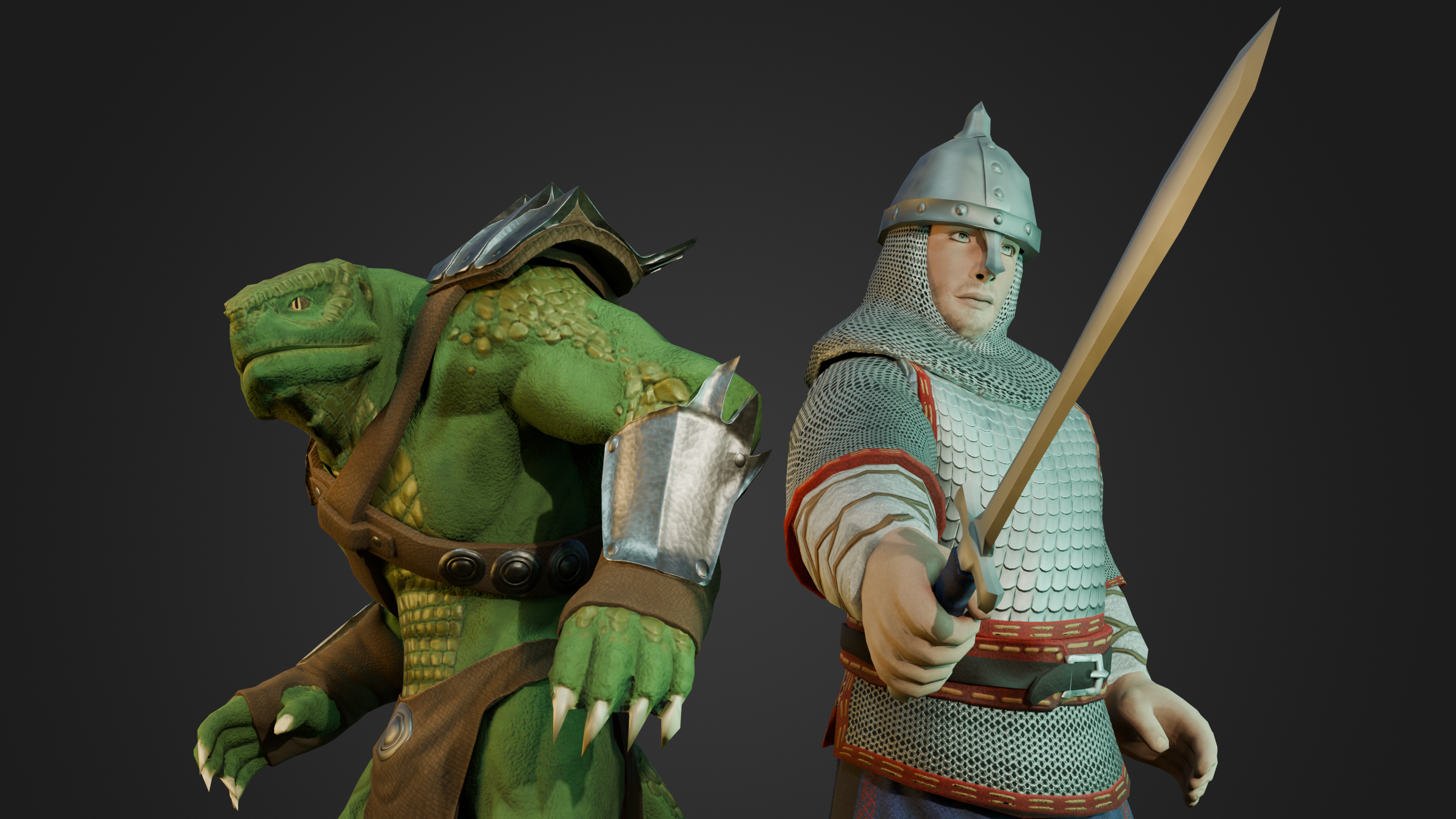 Юниты RTS по "Русам против ящеров" — Изображение №1 — Иллюстрация, 3D на Dprofile