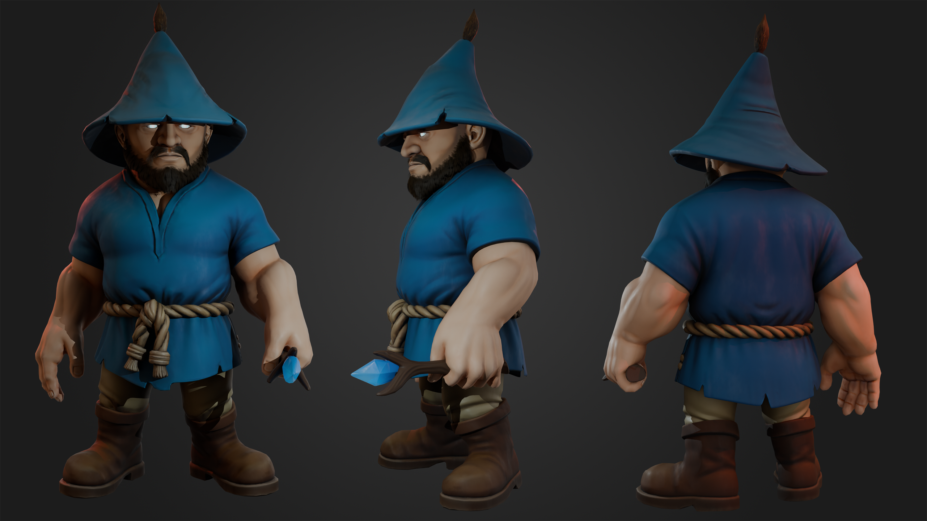 Герой для ремейка "Spooked" — Изображение №2 — Иллюстрация, 3D на Dprofile