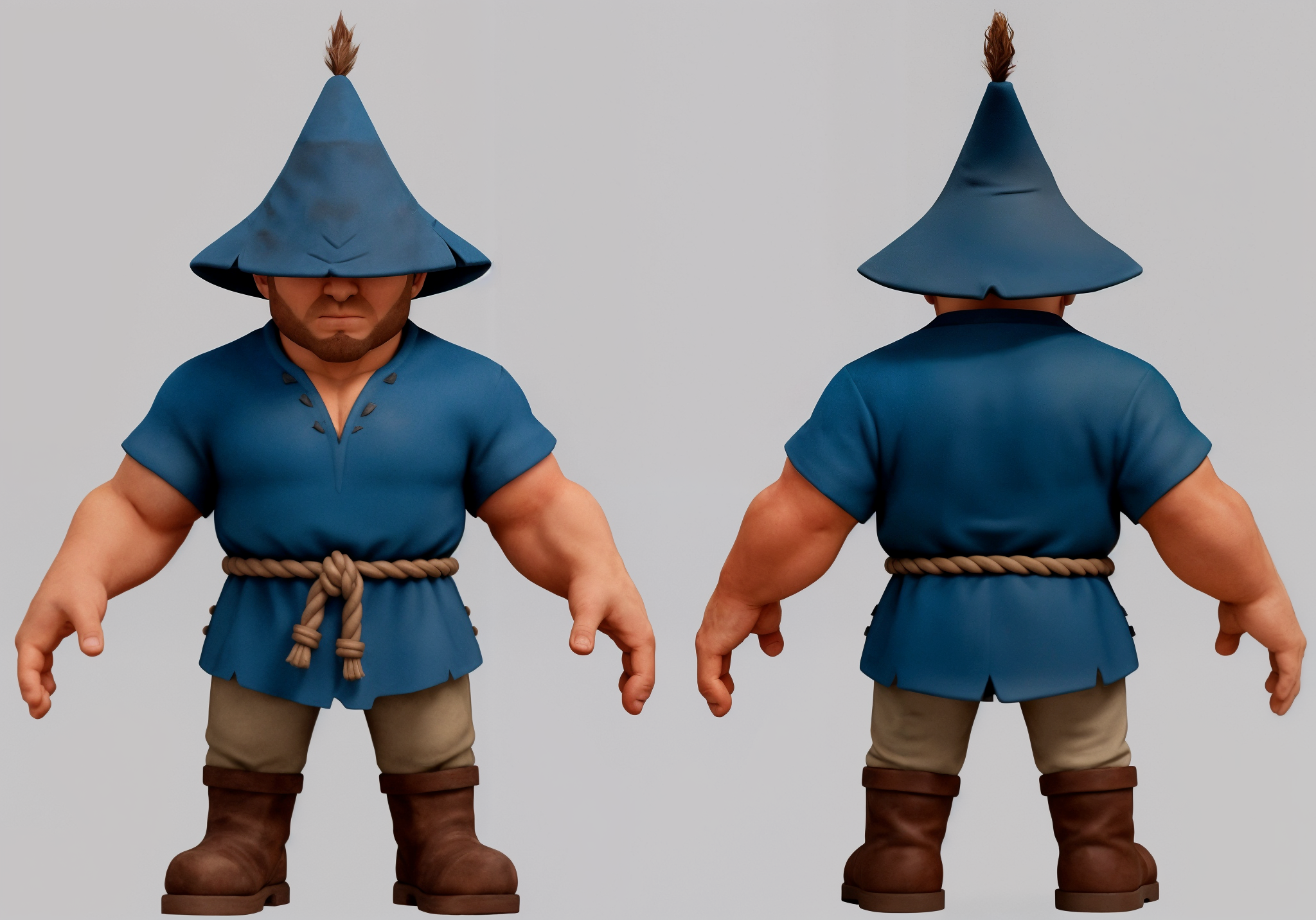 Герой для ремейка "Spooked" — Изображение №4 — Иллюстрация, 3D на Dprofile