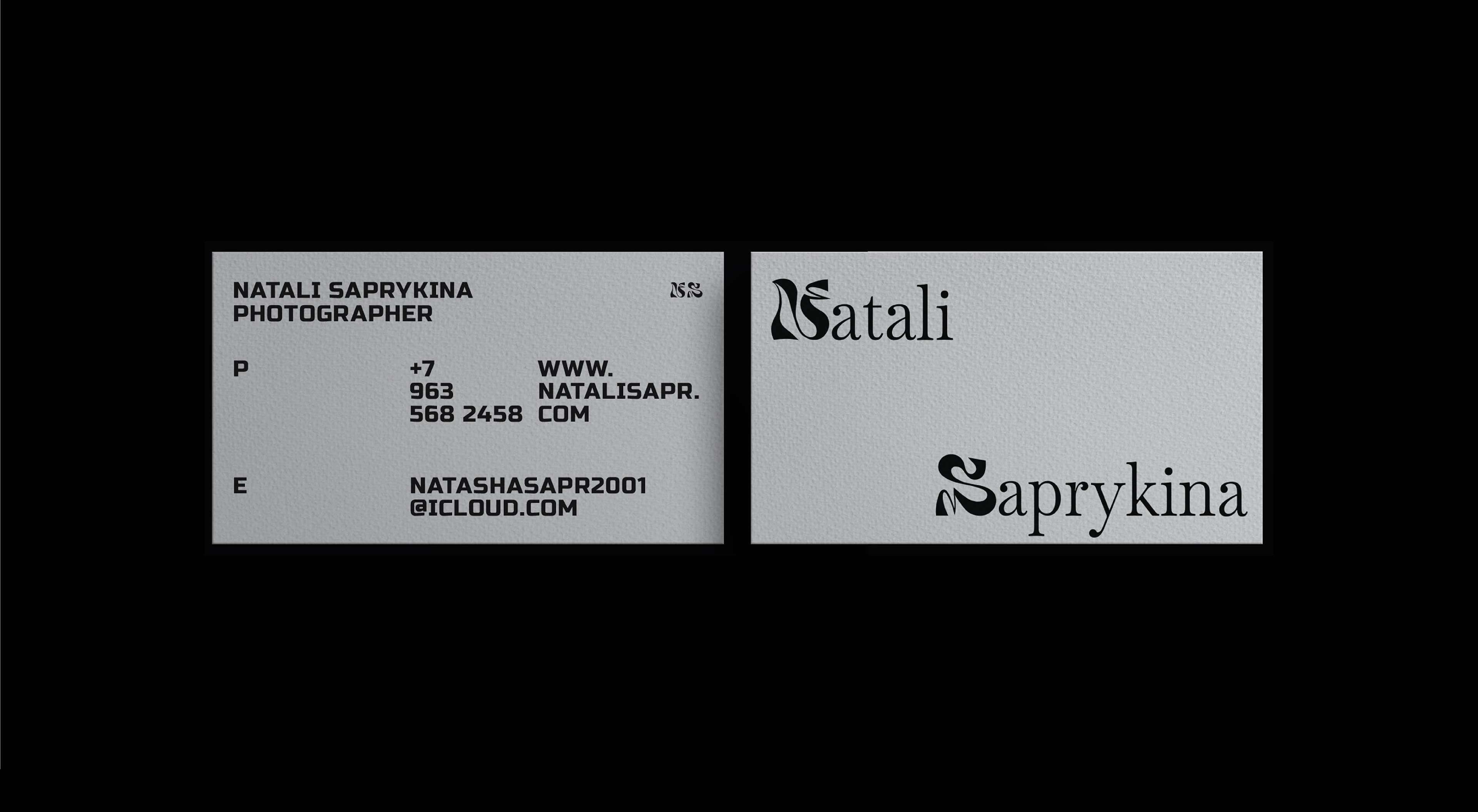NATALI SAPRYKINA — айдентика для фотографа — Изображение №3 — Брендинг на Dprofile