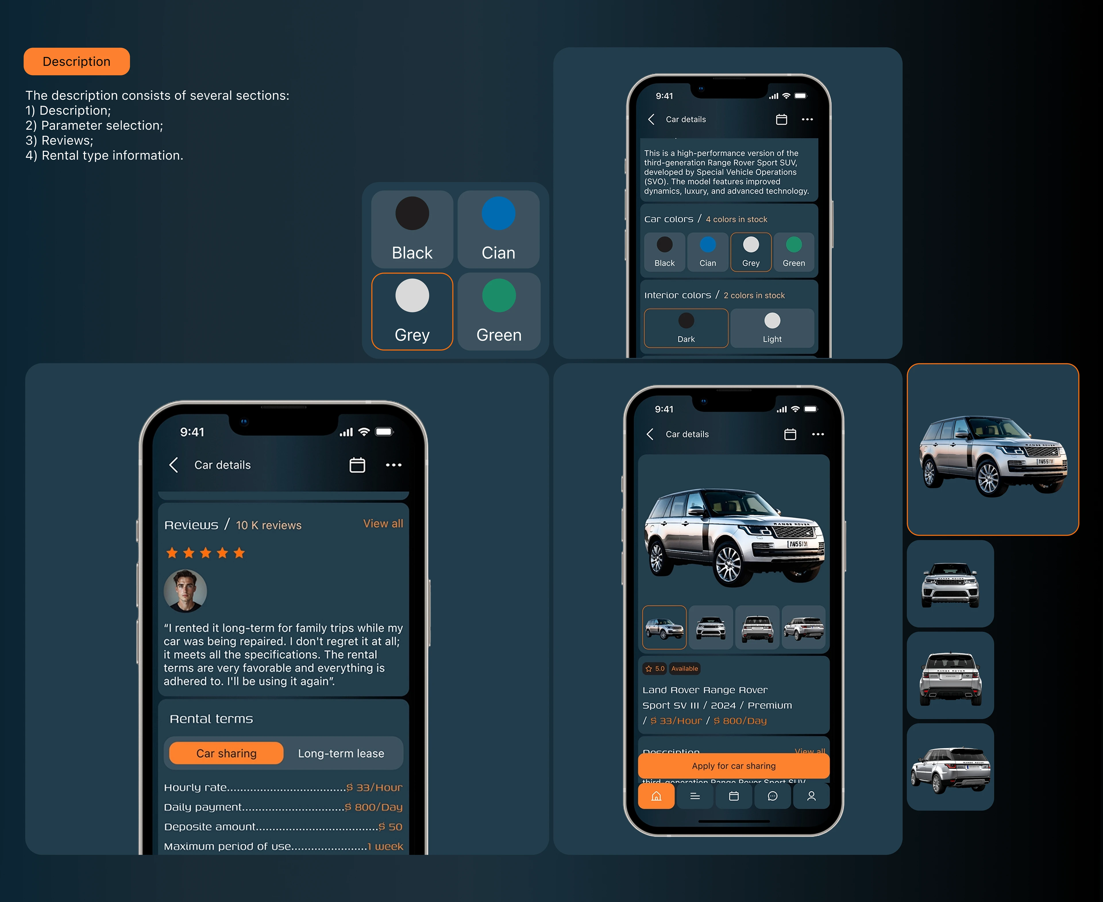 Car Sharing & Car Rental — Изображение №9 — Интерфейсы на Dprofile