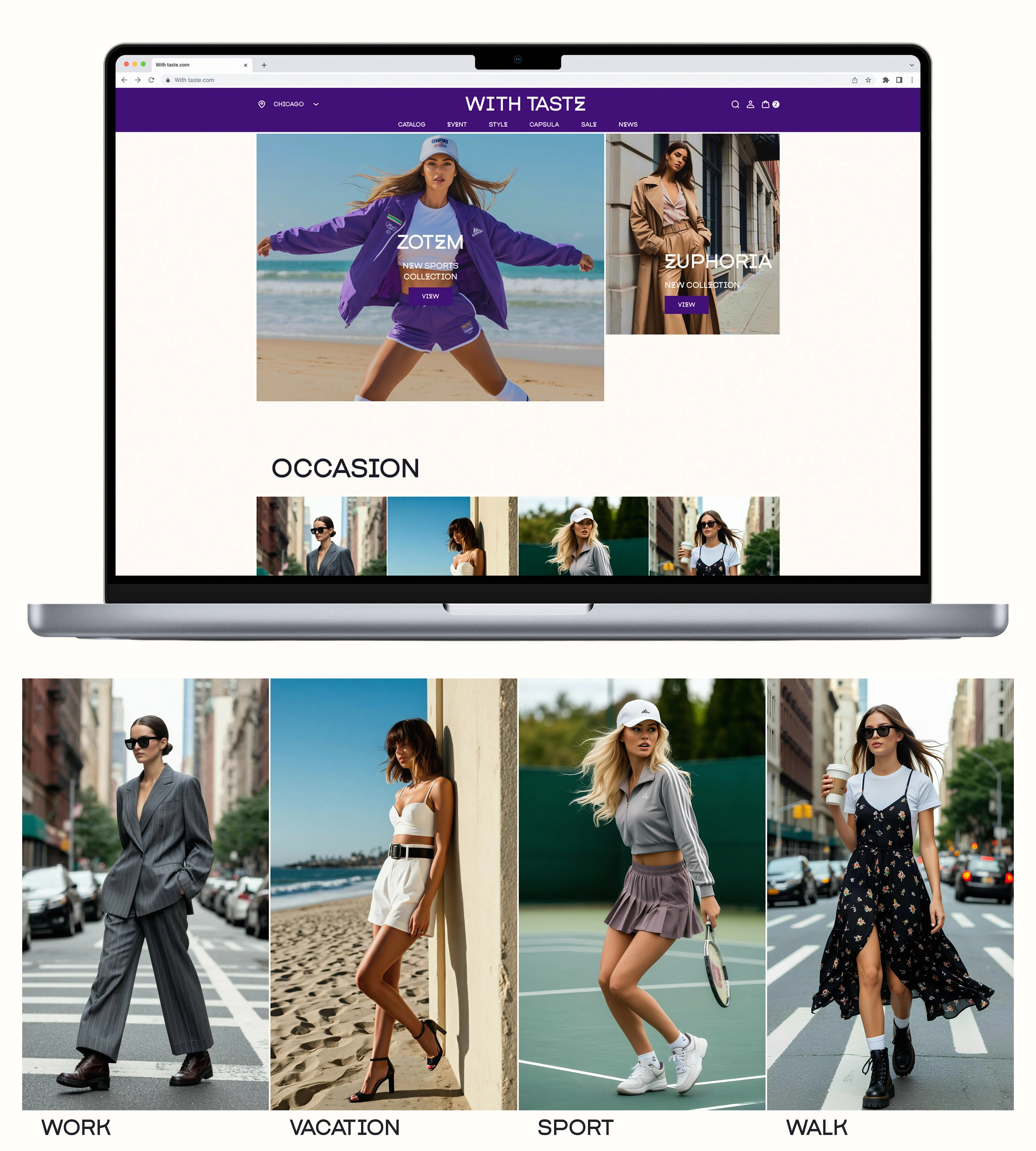 Онлайн магазин женской одежды. — Изображение №2 — Интерфейсы на Dprofile