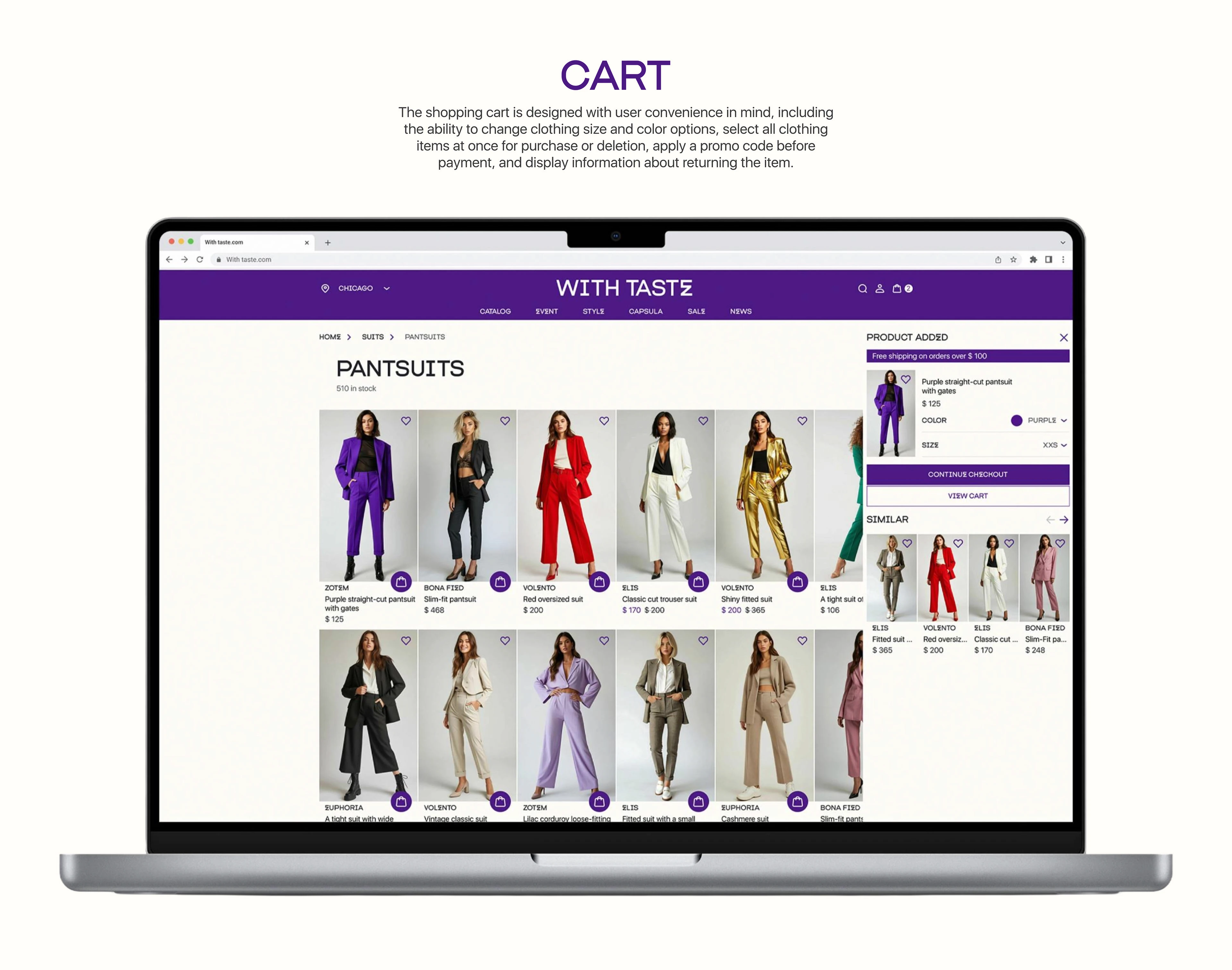 Онлайн магазин женской одежды. — Изображение №21 — Интерфейсы на Dprofile