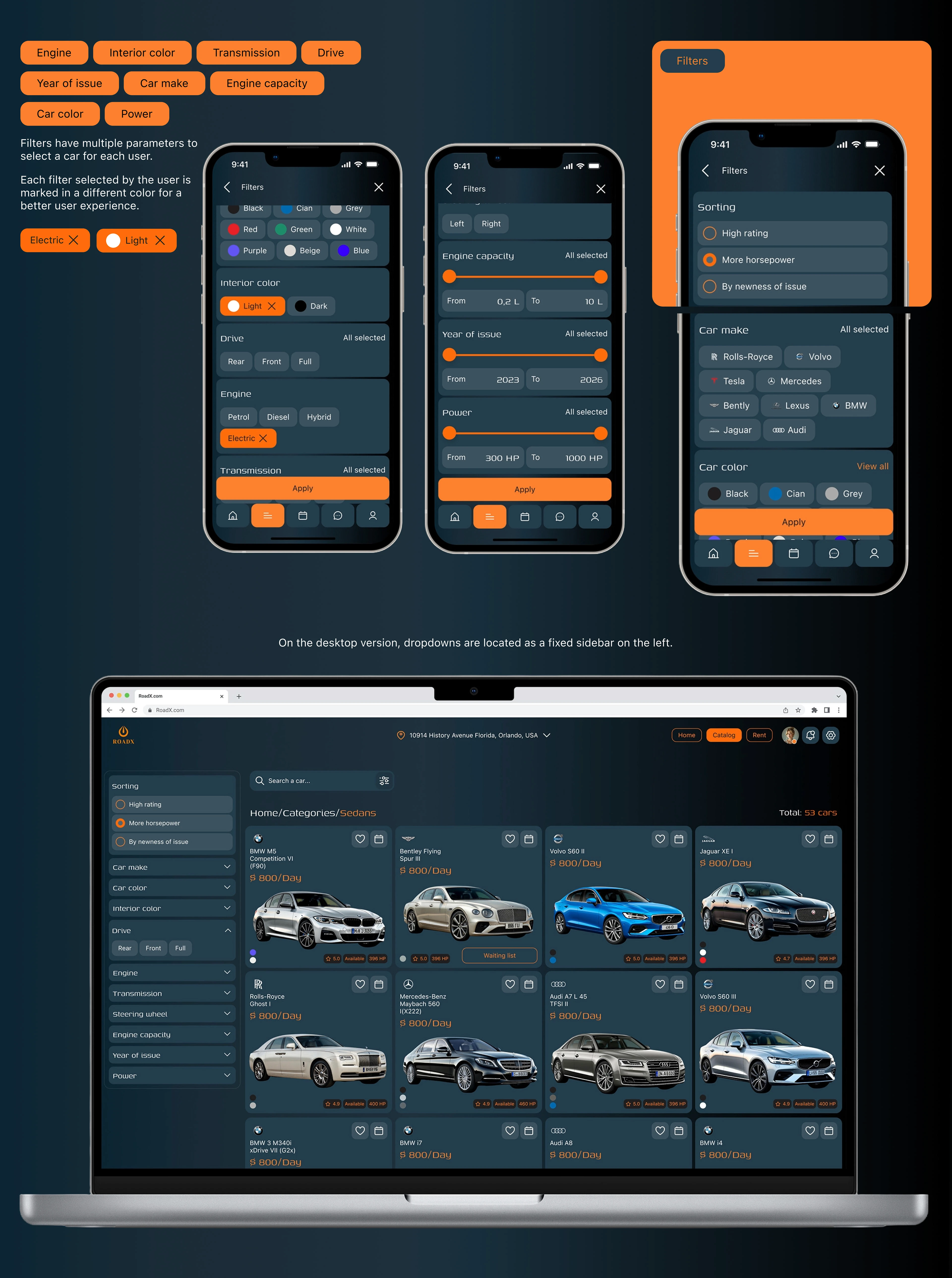 Car Sharing & Car Rental — Изображение №8 — Интерфейсы на Dprofile