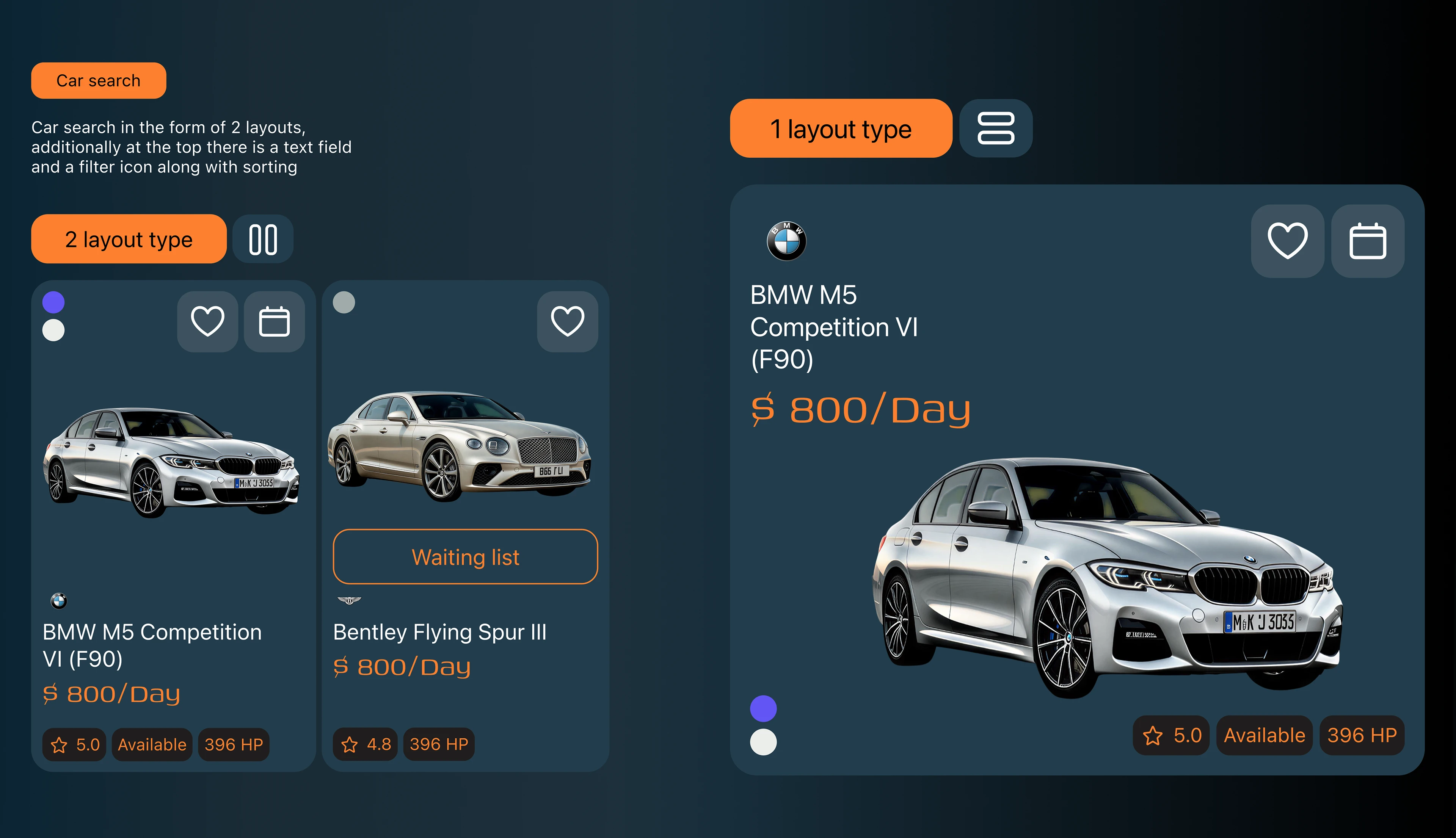 Car Sharing & Car Rental — Изображение №4 — Интерфейсы на Dprofile