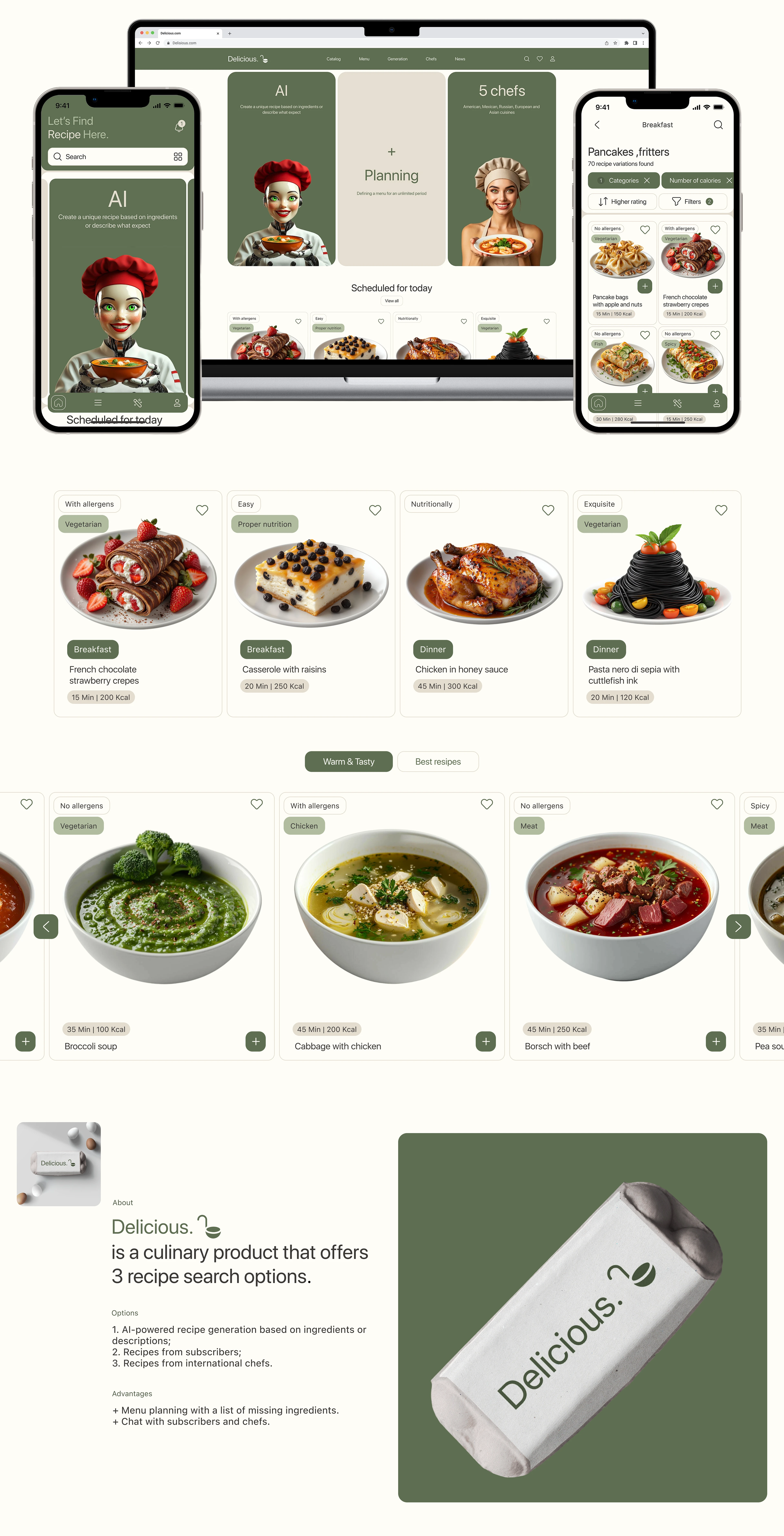 Delicious. — Изображение №1 — Интерфейсы на Dprofile