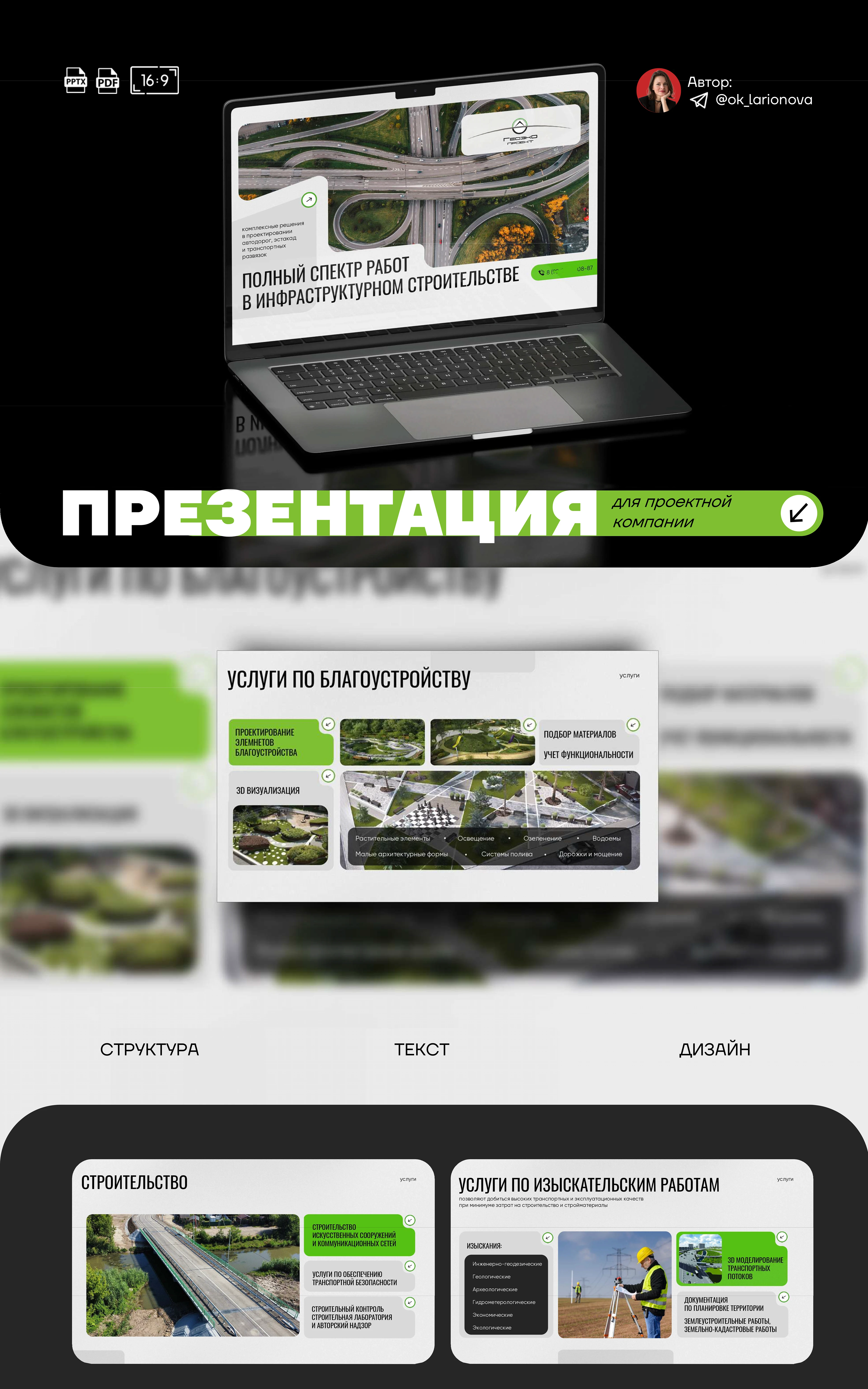 Презентация дорожное строительство — Изображение №1 — Маркетинг на Dprofile