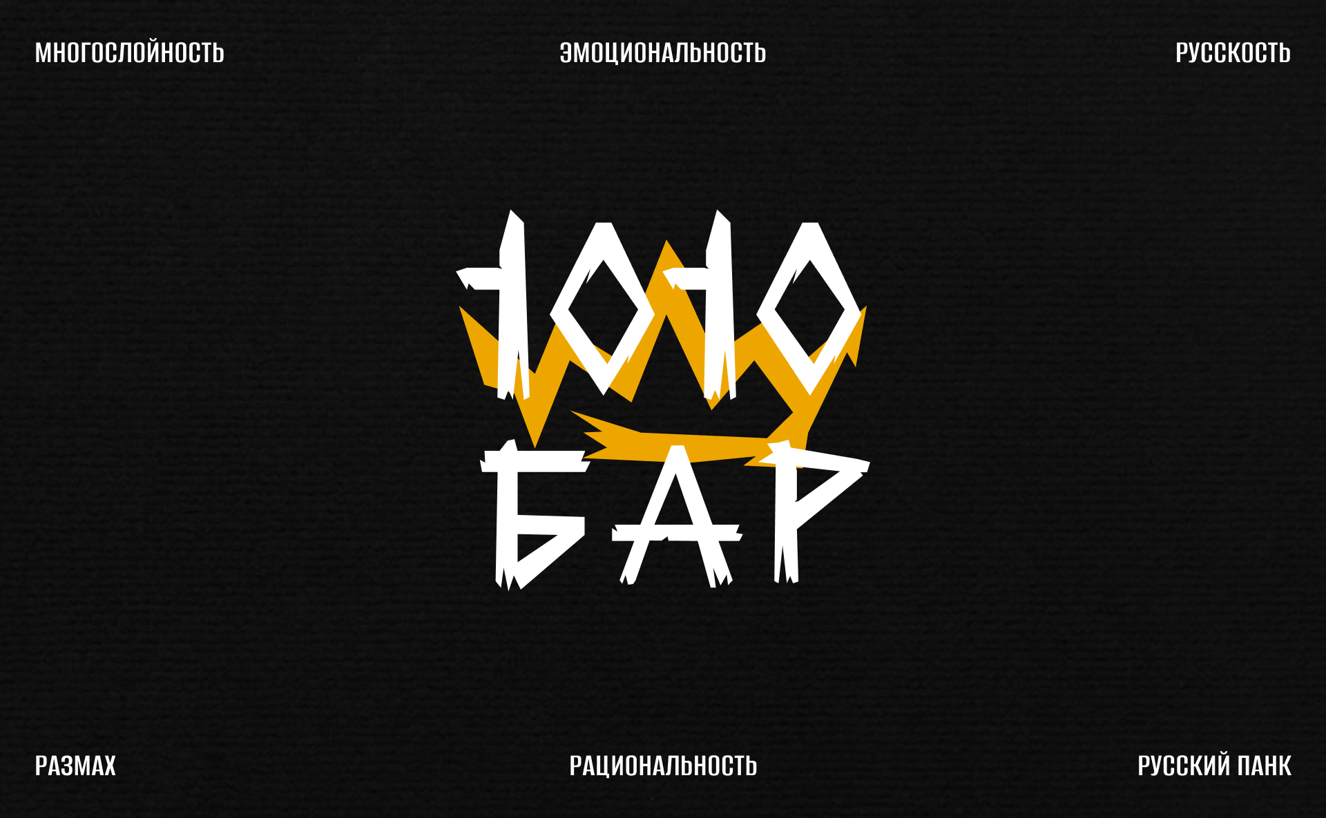 Брендинг | 1010 БАР, ЯРОСЛАВЛЬ — Изображение №1 — Интерфейсы, Брендинг на Dprofile