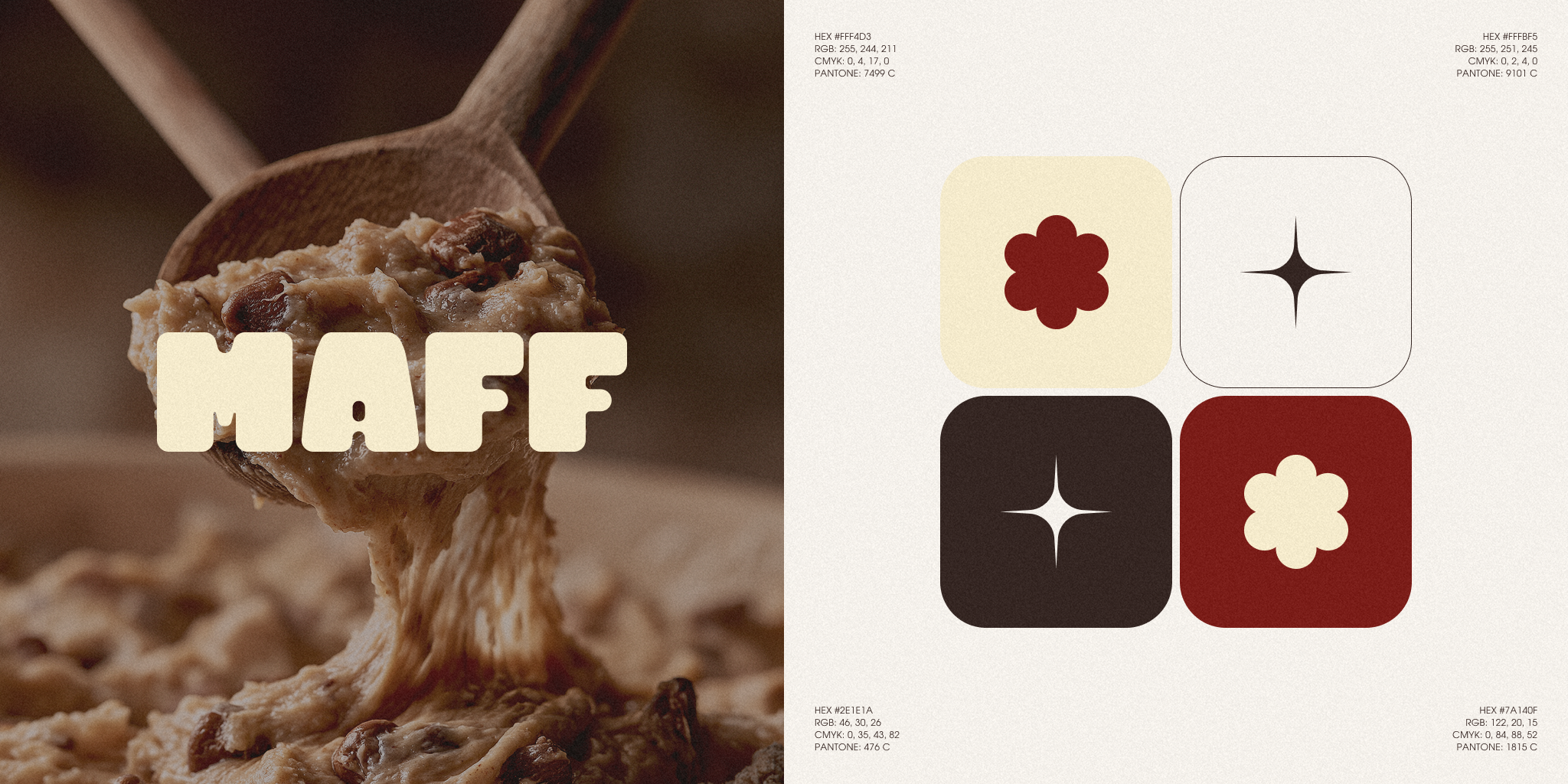 MAFF | Dessert Brand Identity & Packaging Design — Изображение №4 — Брендинг на Dprofile