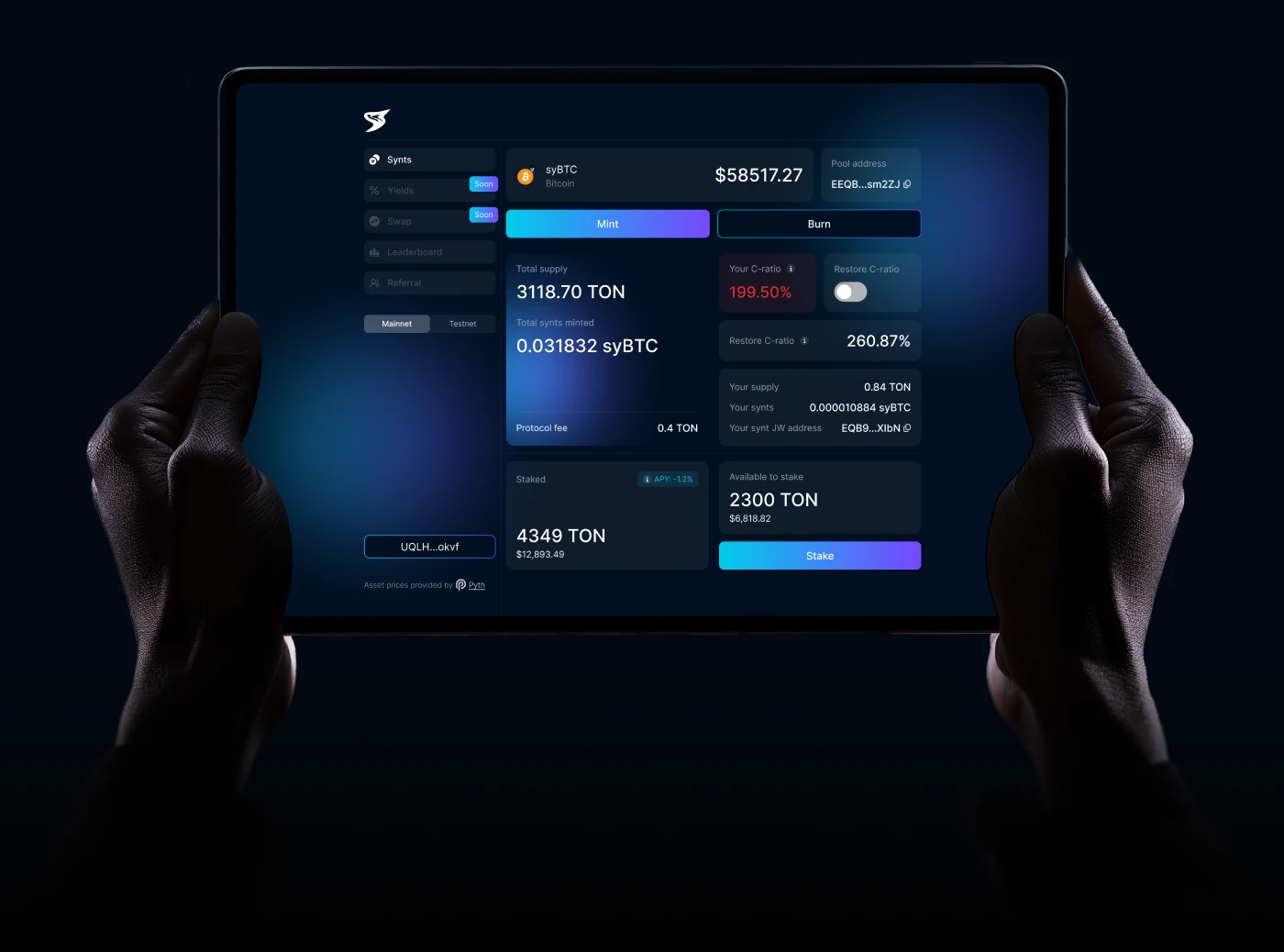 SYDE.FI - Product Design Case (Web & Telegram) — Изображение №1 — Интерфейсы на Dprofile