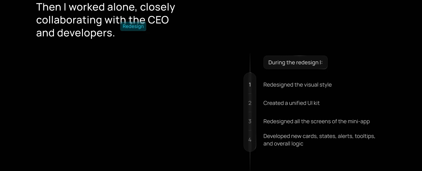 SYDE.FI - Product Design Case (Web & Telegram) — Изображение №9 — Интерфейсы на Dprofile