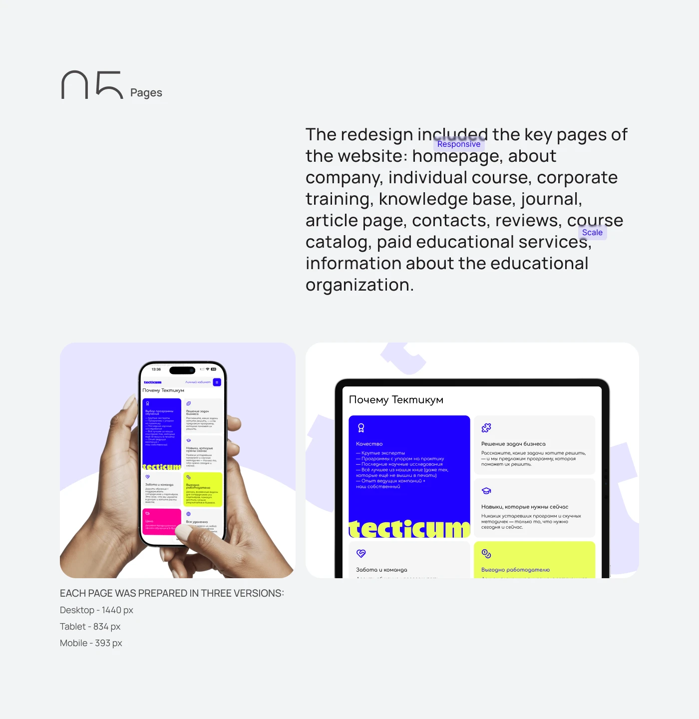 Tecticum - EdTech website redesign — Изображение №8 — Интерфейсы на Dprofile