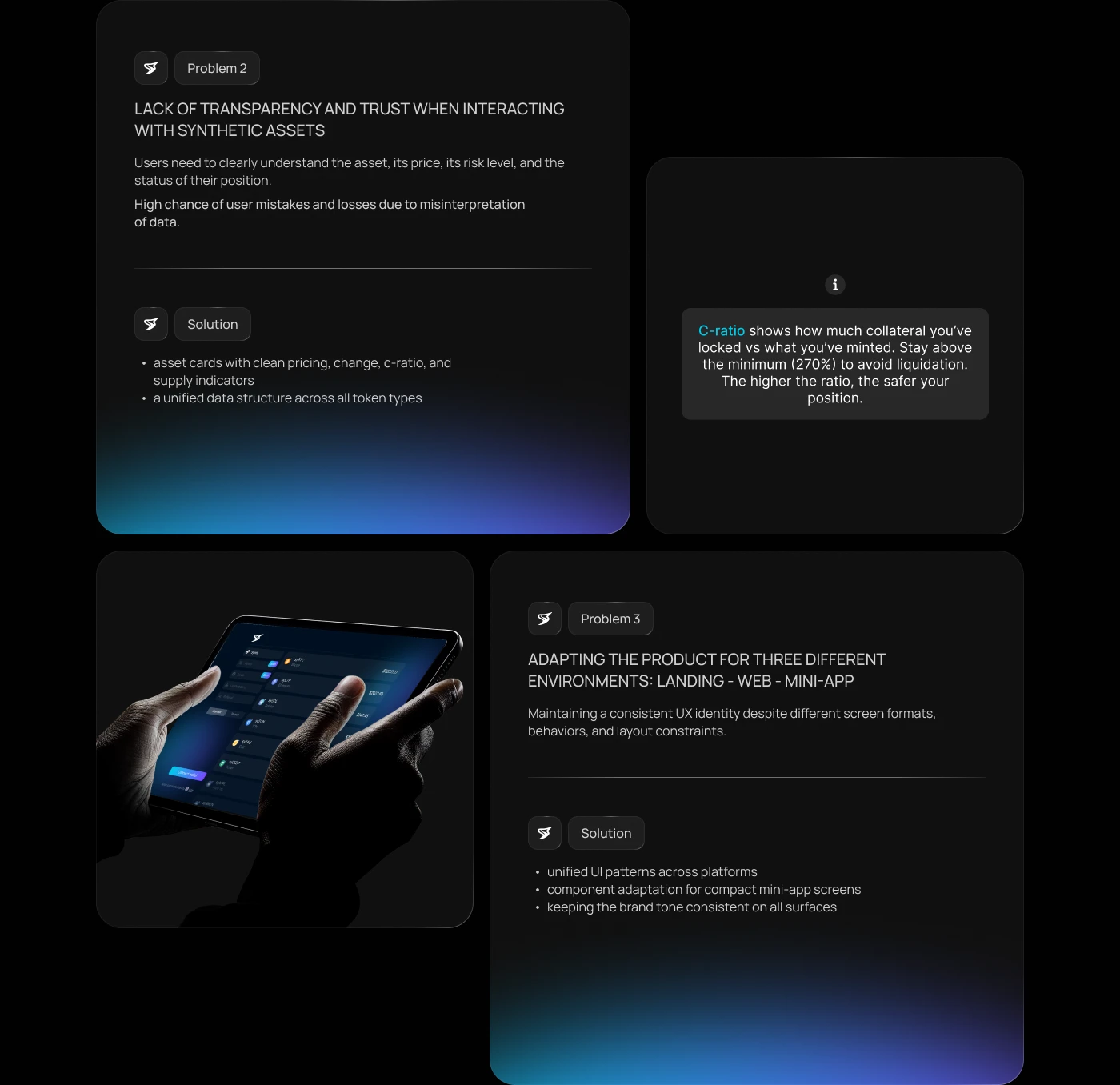 SYDE.FI - Product Design Case (Web & Telegram) — Изображение №7 — Интерфейсы на Dprofile