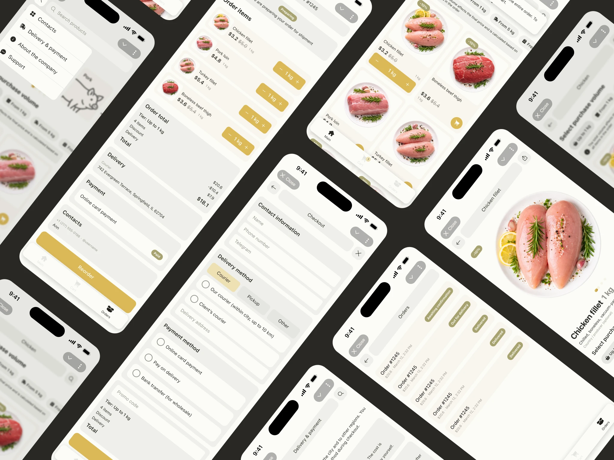 Telegram Mini App for Retail & Wholesale Orders — Изображение №4 — Интерфейсы на Dprofile